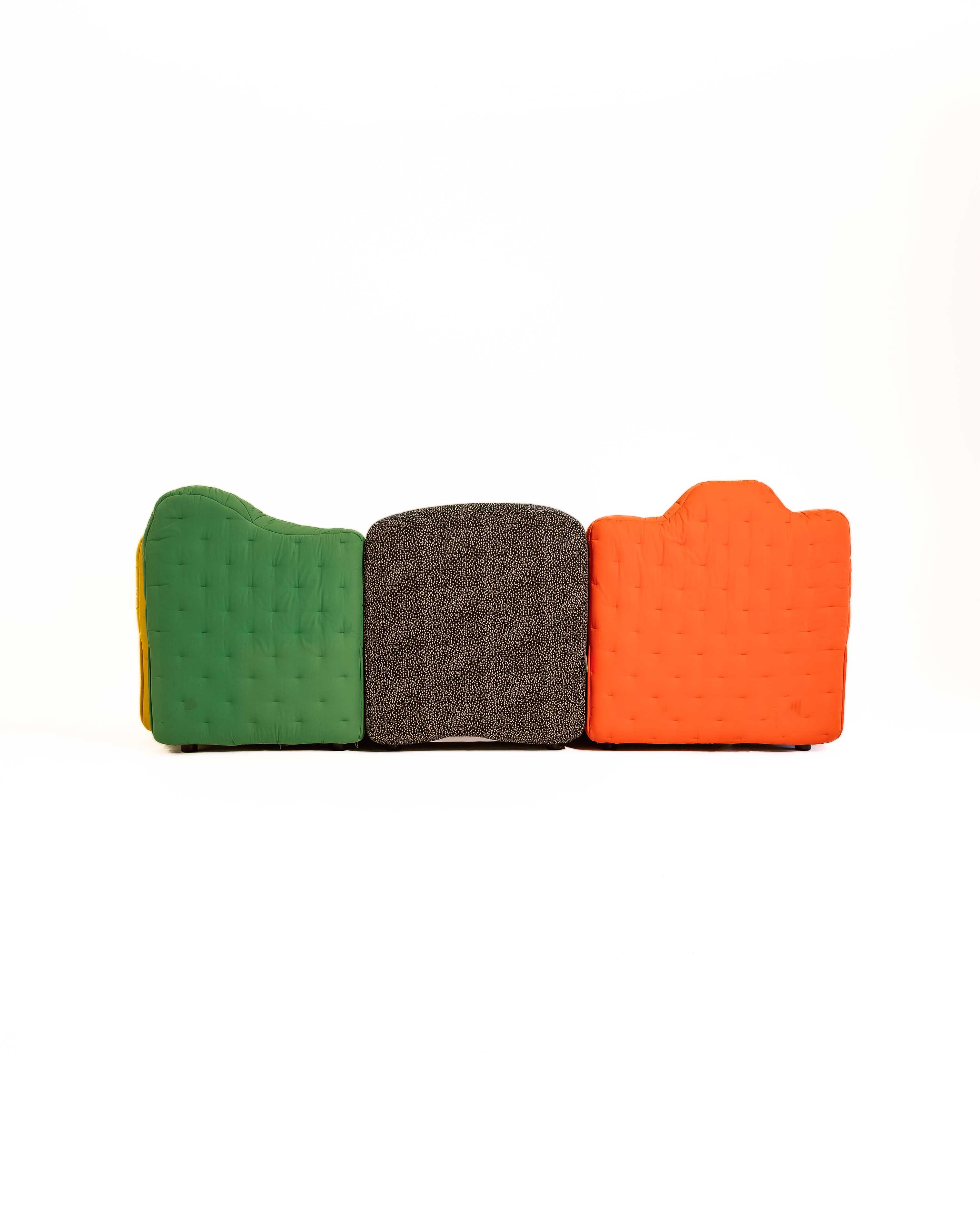 cannaregio sofa by Gaetano Pesce for Cassina 1987 with original upholstery for sale by sweeterfat