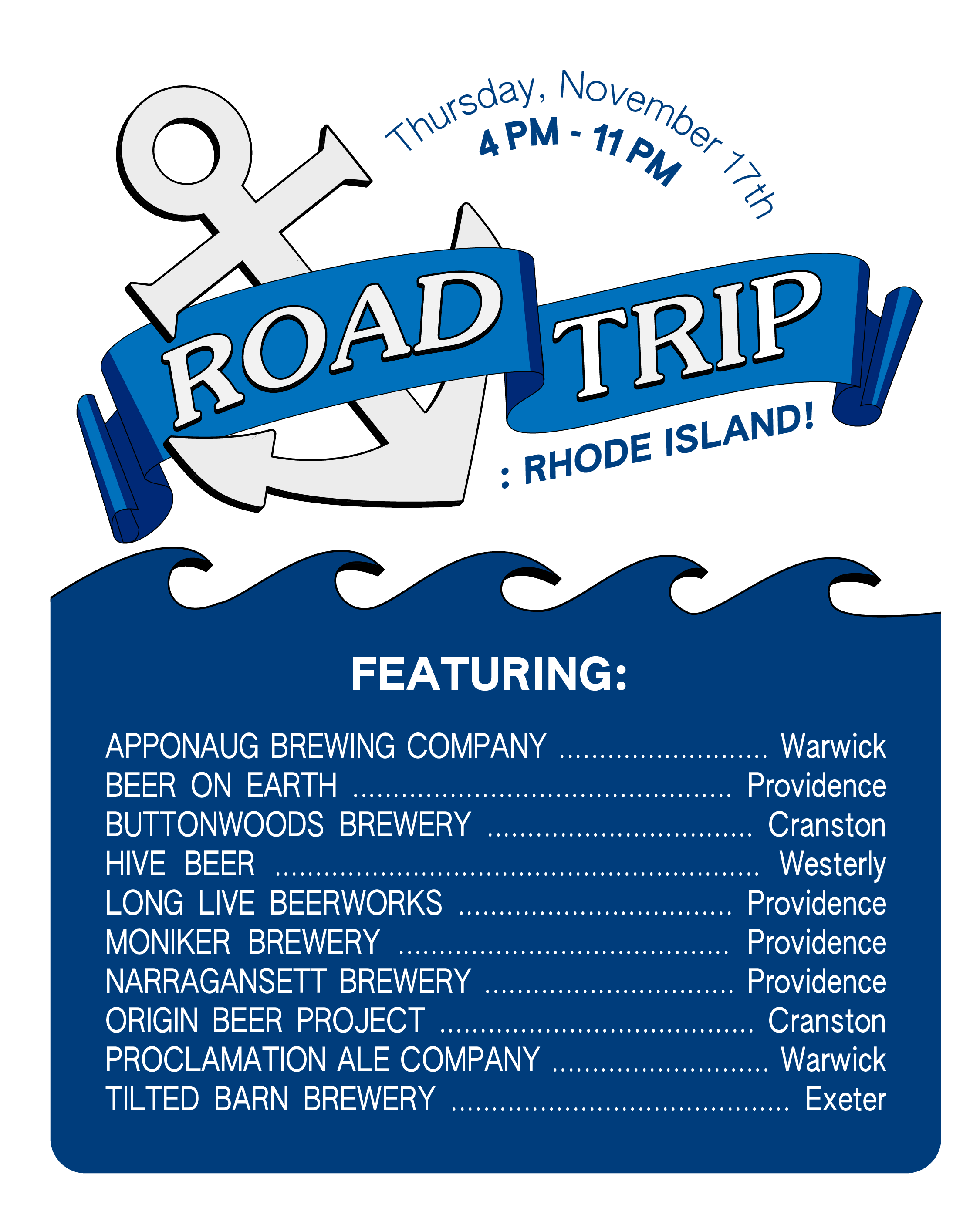 Road Trip: Rhode Island! // Bayberry Beer Hall