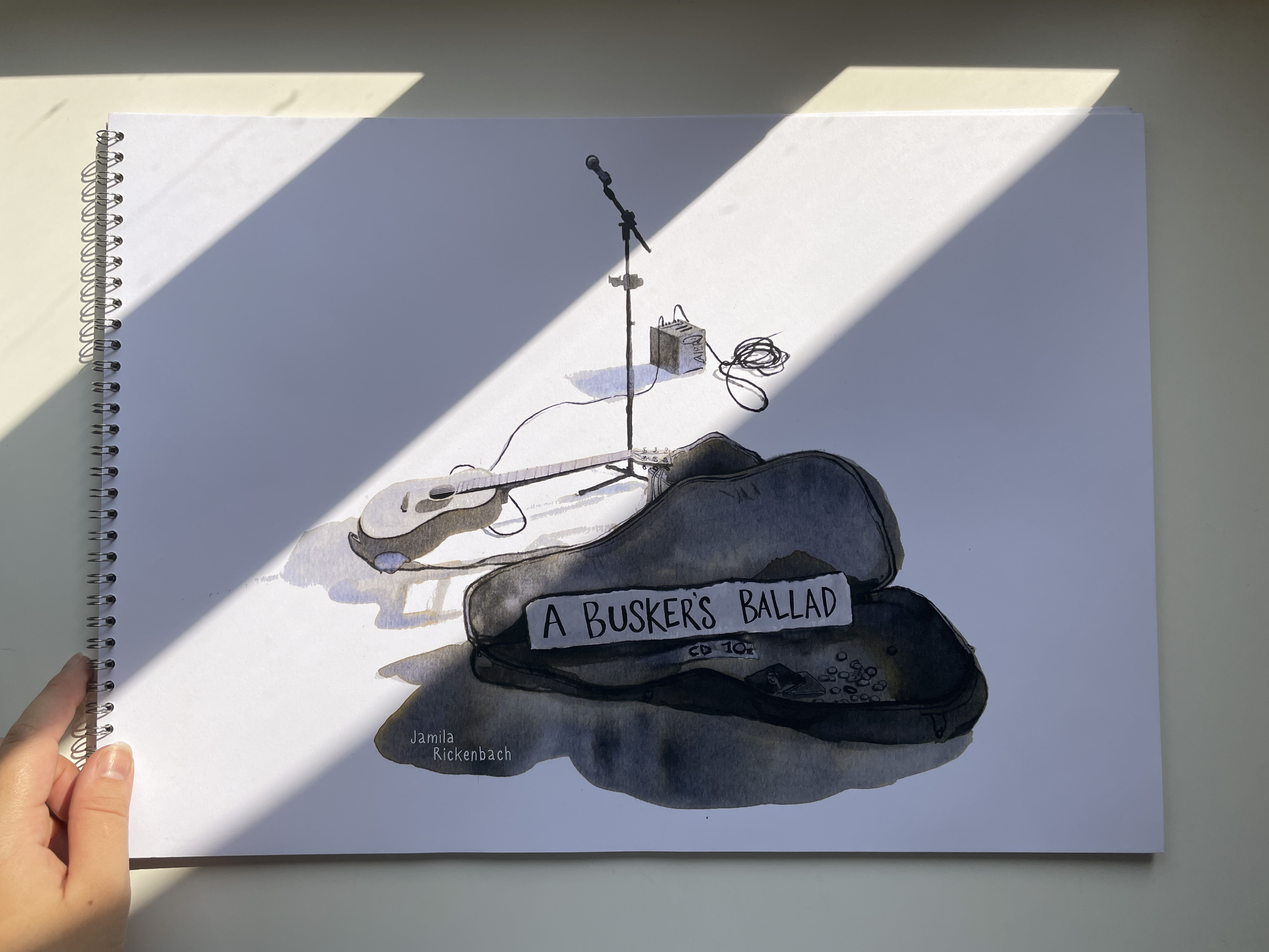 A Busker's Ballad, publication format: A3 