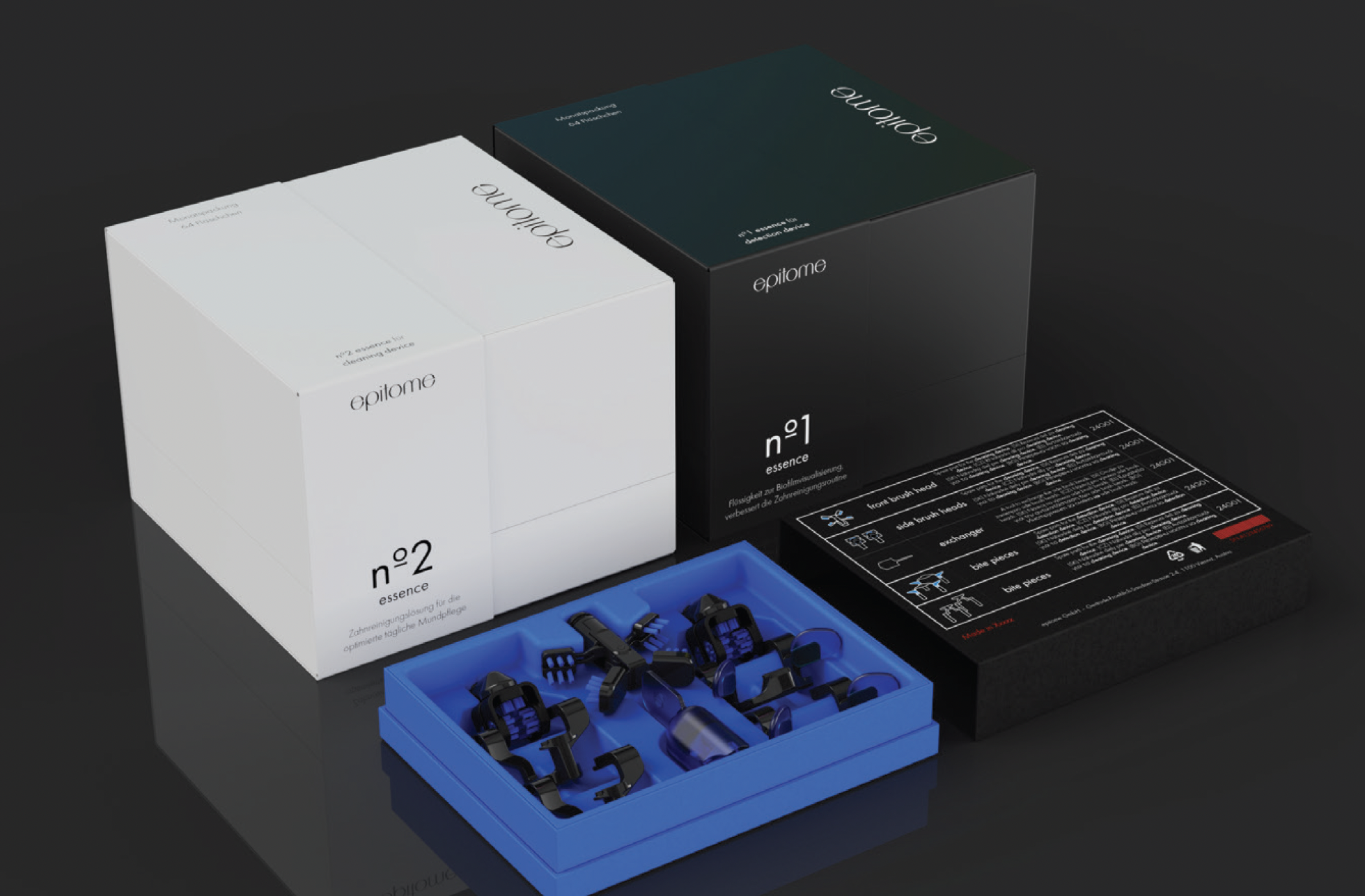 accessories and spare components packaging