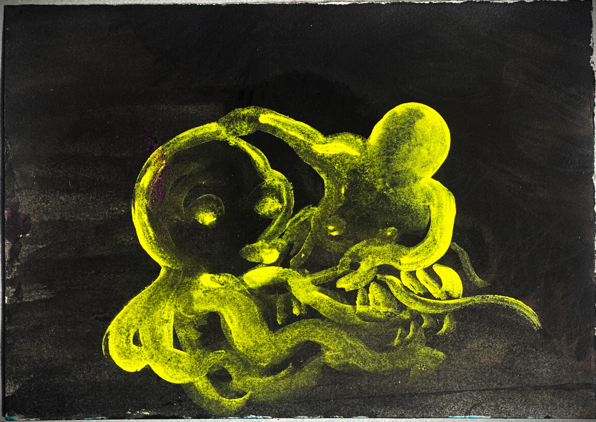 Just Love - Acrylic and Indian Ink on paper - 18x25 cm