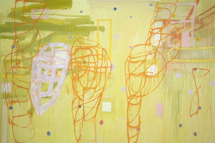 Illuminations, For Carson McCullers, 2012, oil on canvas, 6x9ft