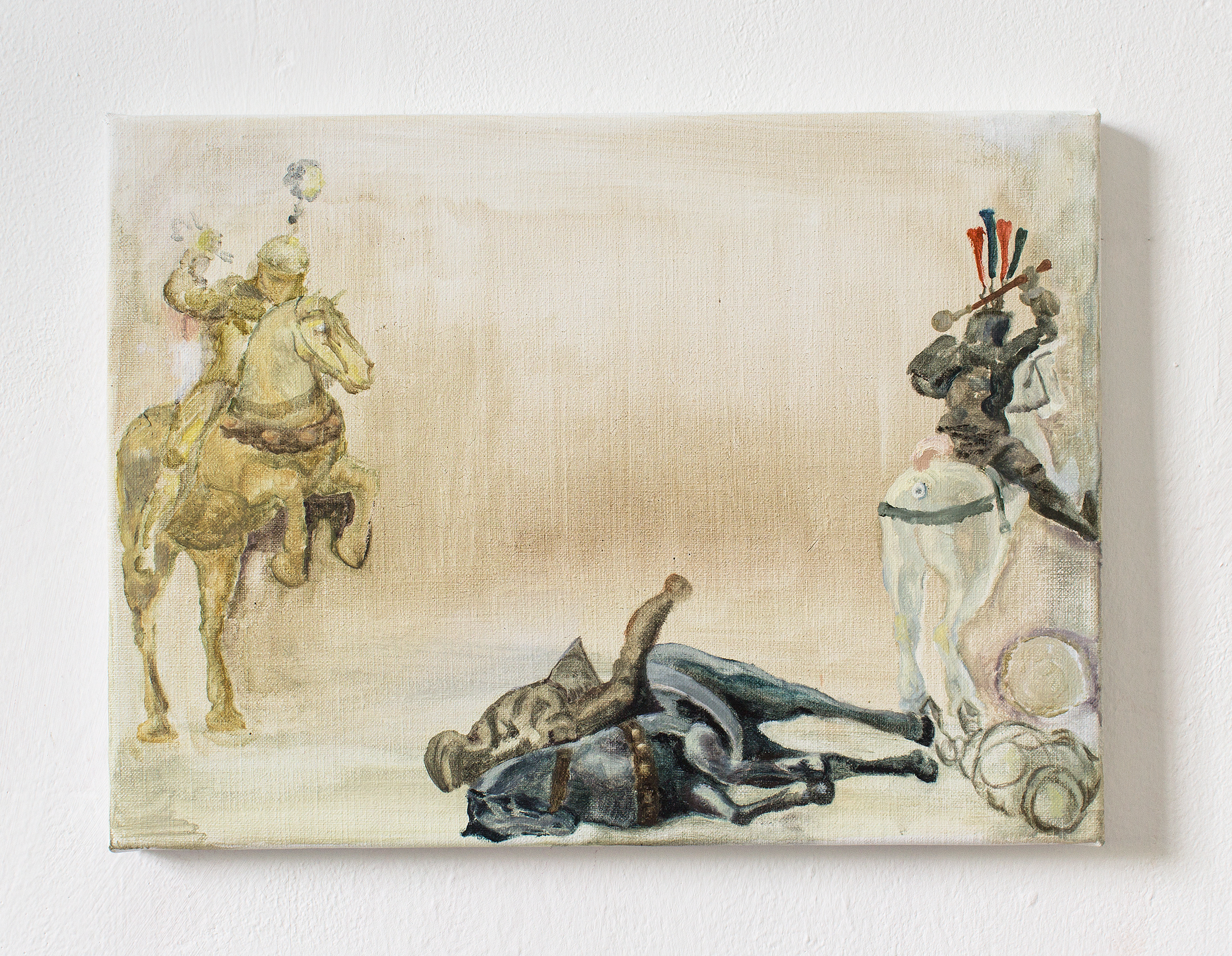 rerun, 2020, 29 x 39 cm oil on canvas