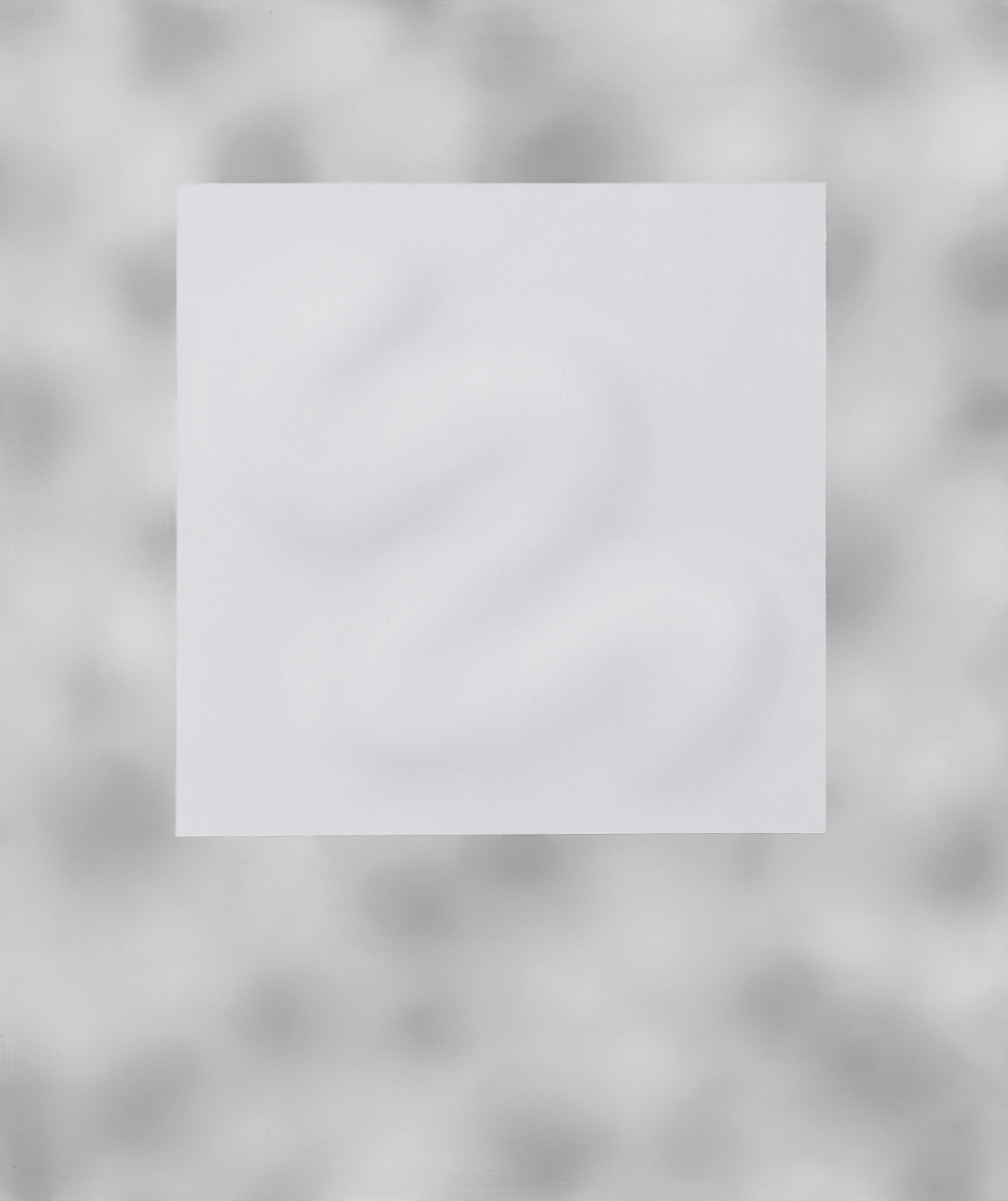 untitled, oi on aluminium, 65 x 55 cm, 2019