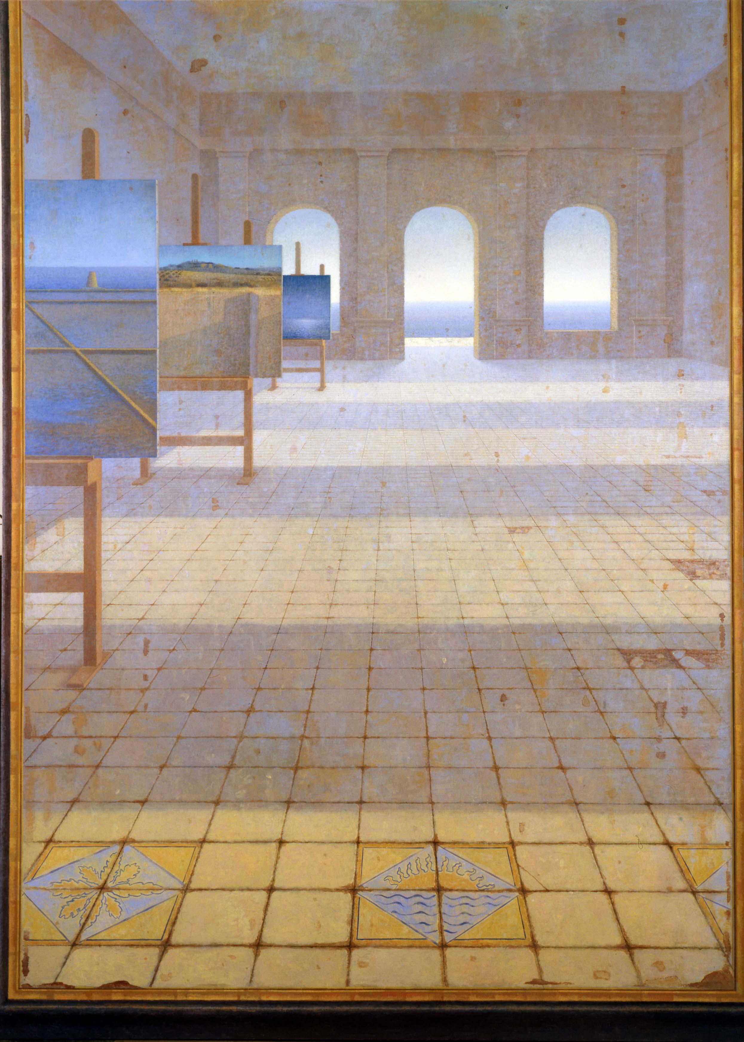 Grande stanza della pittura, 1997, olio su tela, 225 x 160 cm