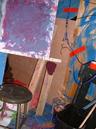 Undisclosed Studio, Location A, 2009, mixed media installation, variable dimensions
