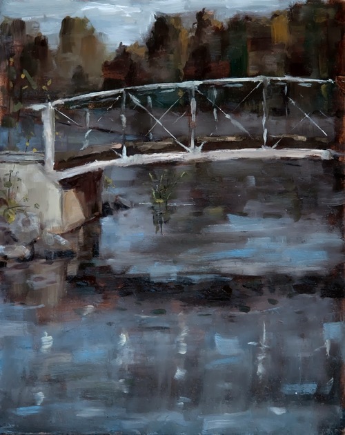 "Silta", oil, 30x24cm, 2013