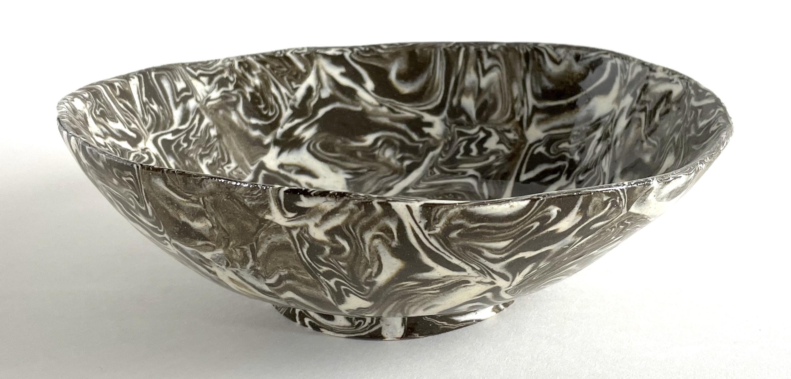Medium Marbled Bowl [$225]