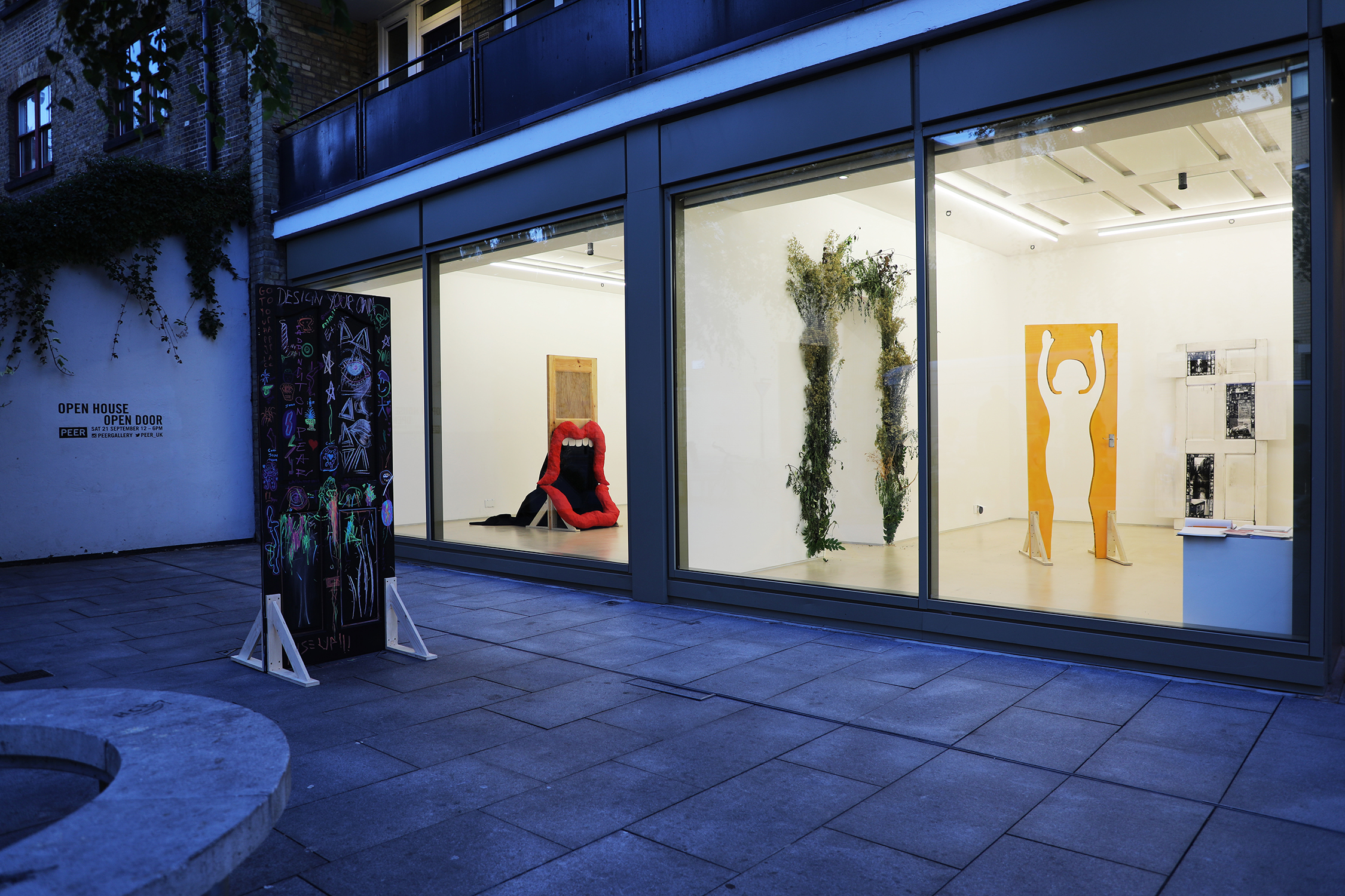 Open House, Open Door, PEER Gallery, 2019. A collaboration with the PEER Ambassadors for Open House London Architecture Weekend.