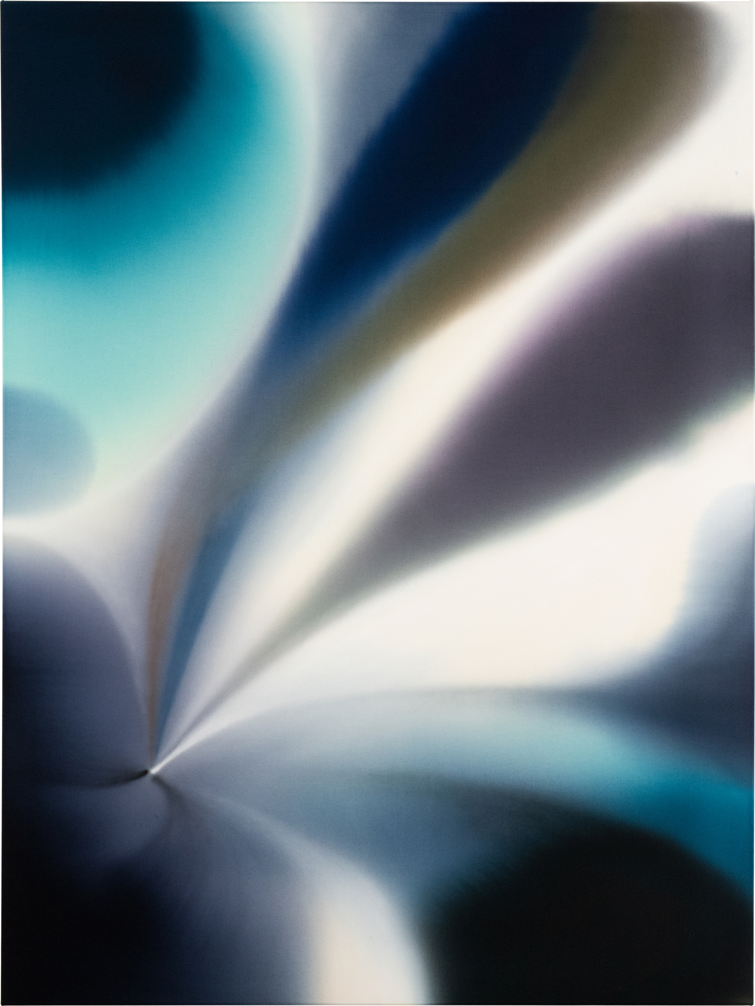Intuition (Gravity) 1, 2022, Mixed media on cotton, 160x120cm