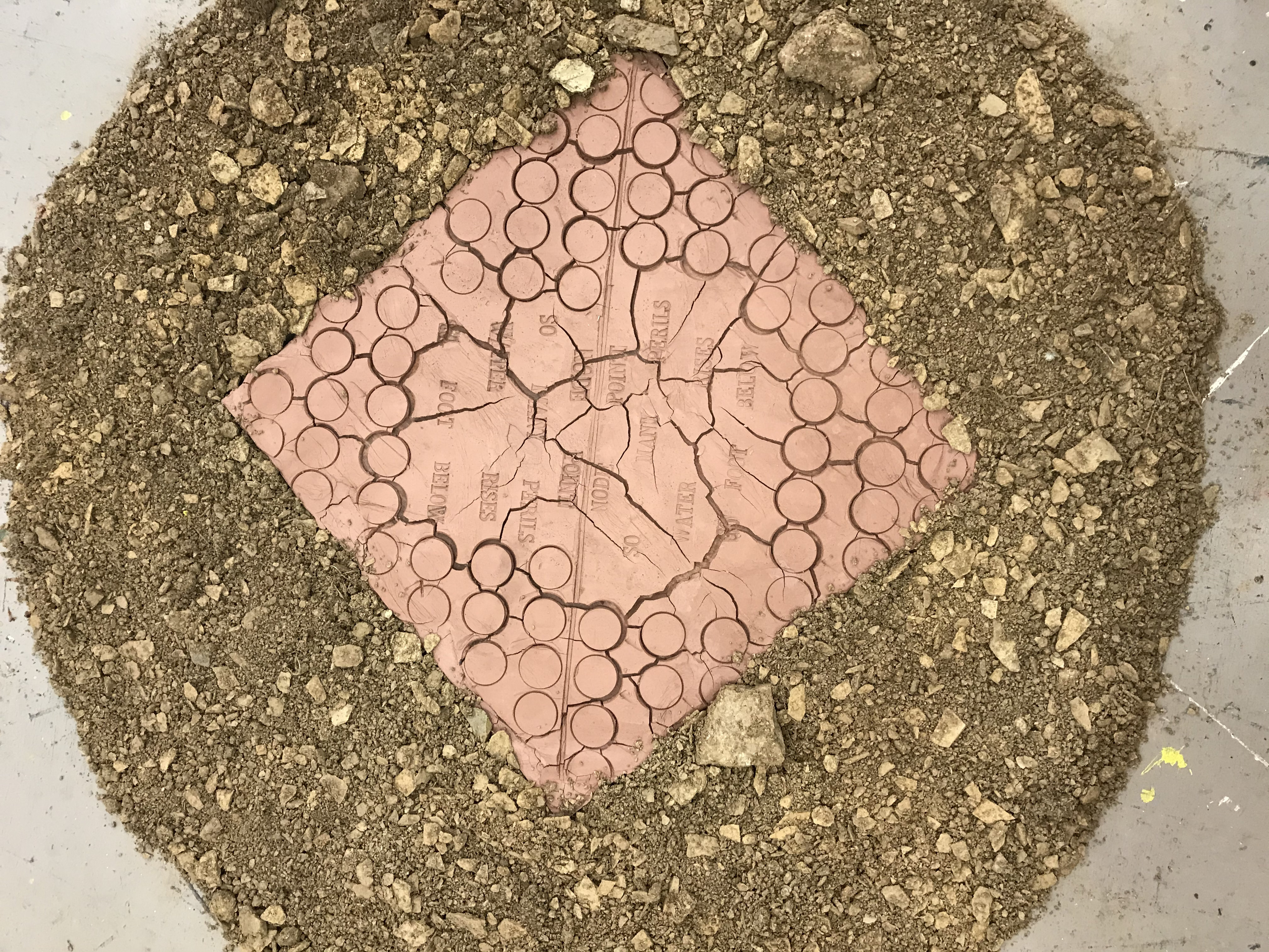 2021 - River Dart Clay, Flint, Limestone, Dartington Soil - Various Dimensions