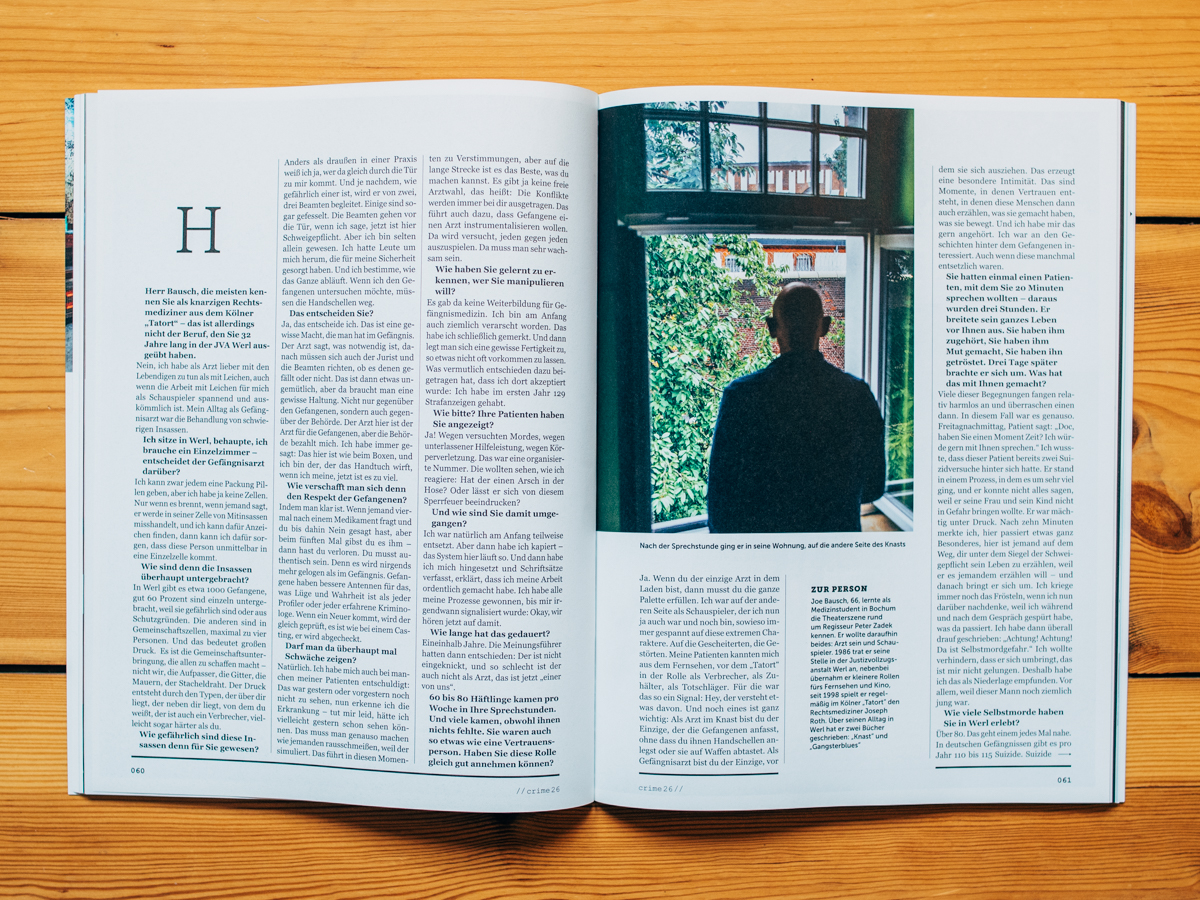 Stern Crime / Joe Bausch Portrait / Autumn 2019