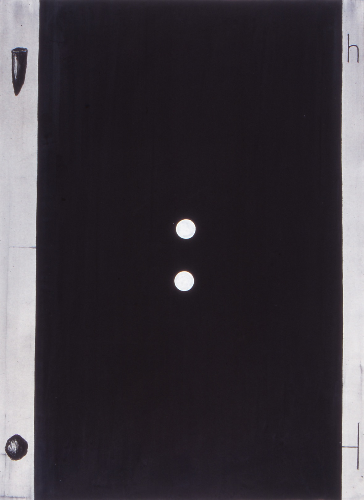 Untitled 1996, mixed media on paper, 106 x 78 cm