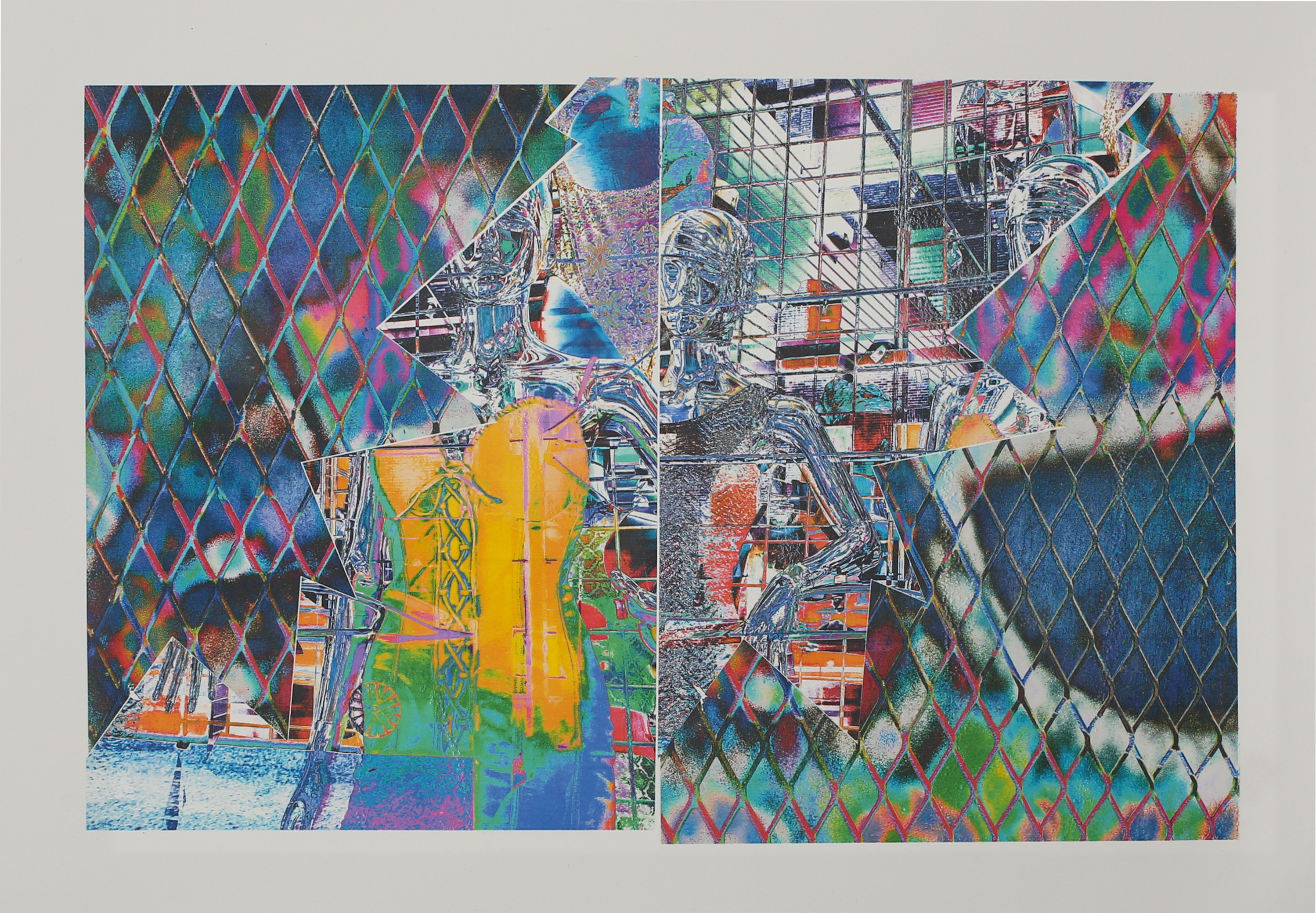 "Little Miss Diva: 36th Street", laser cut transfer prints, 2024