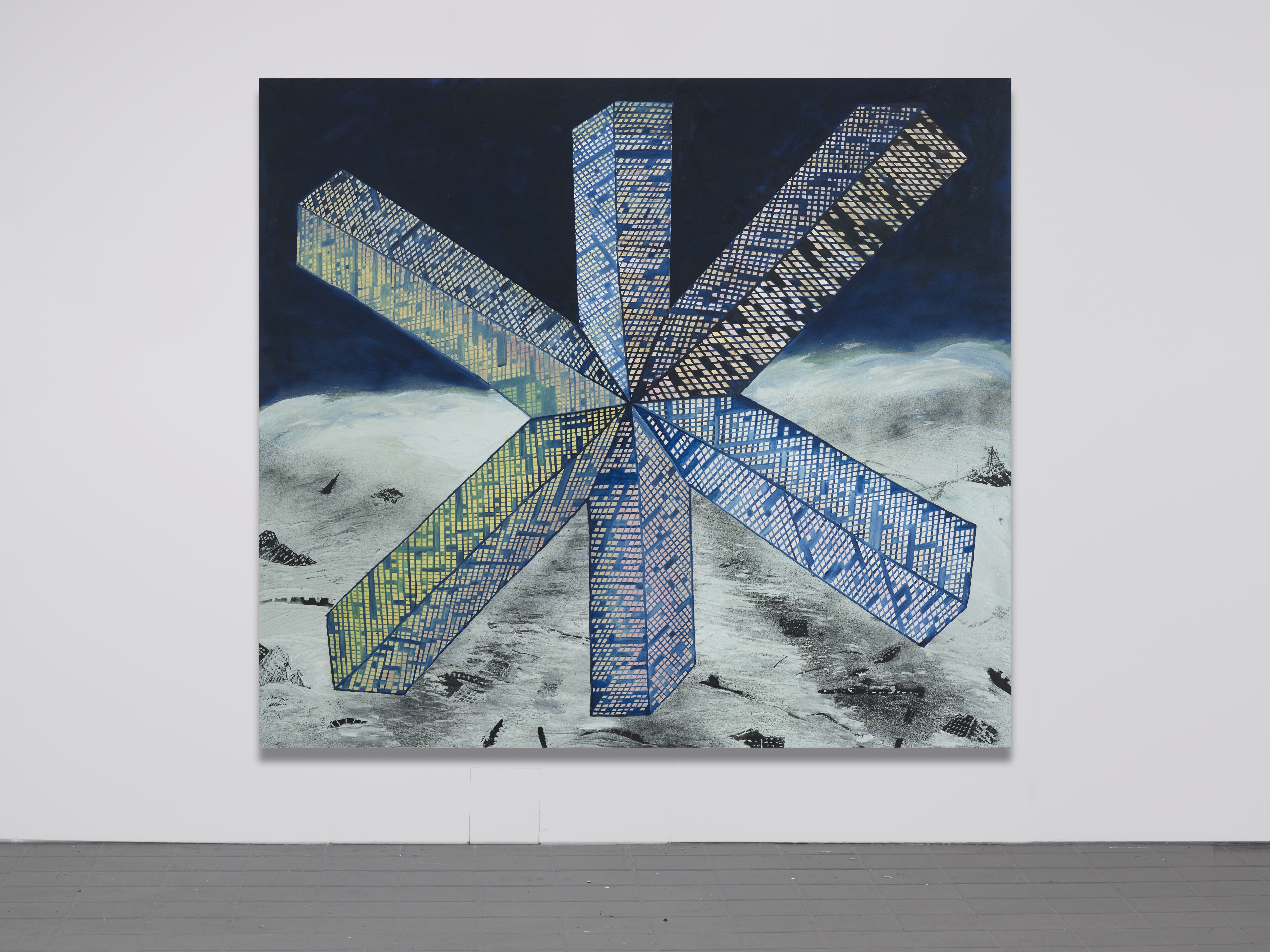 Hover Hotel, 160 x 180cm, 2022