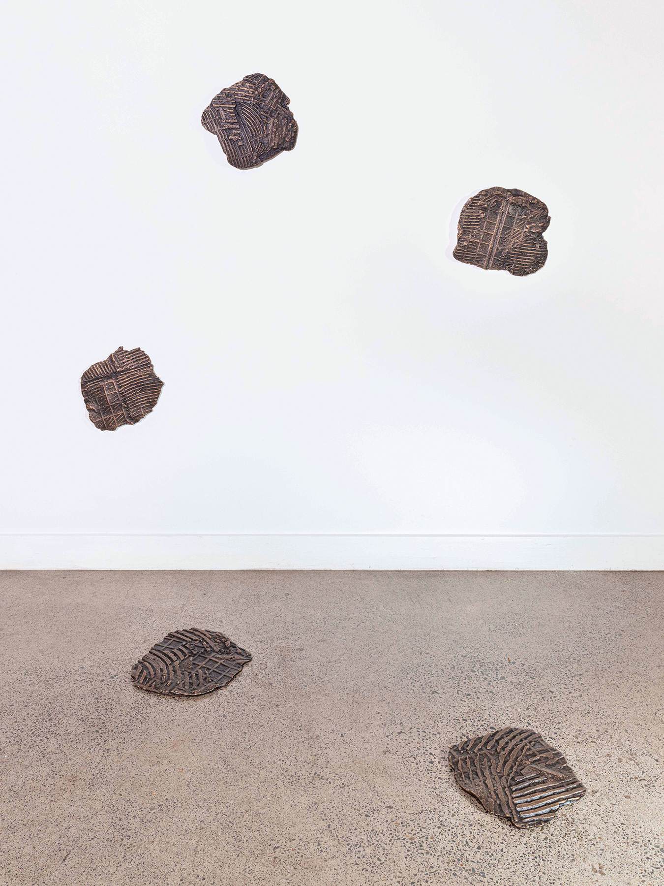 Mahon Way / Footpath Fossil Installation / Bronze / 2020