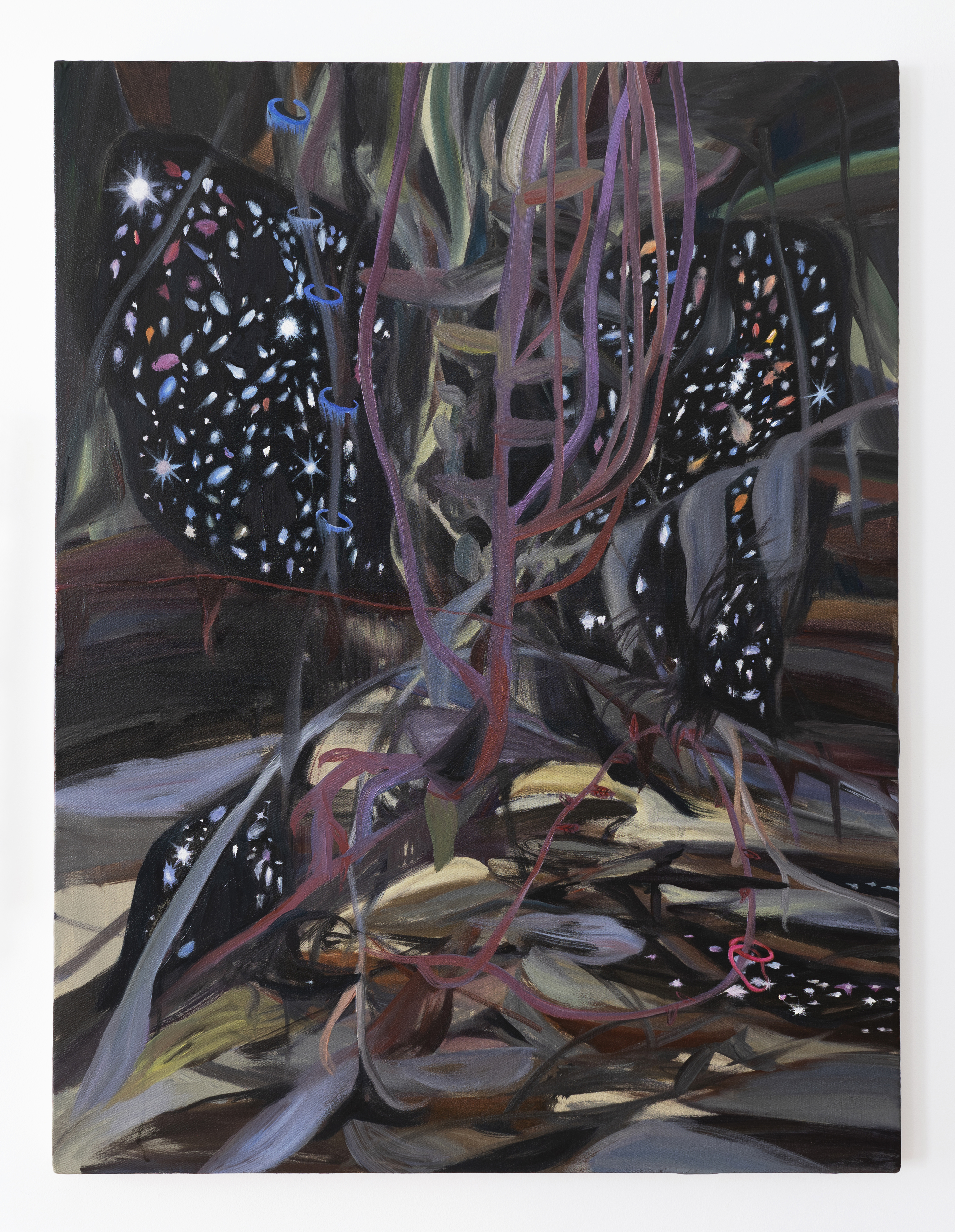 An entire life in this short moment, 2022, oil on canvas, 40 x 30 IN