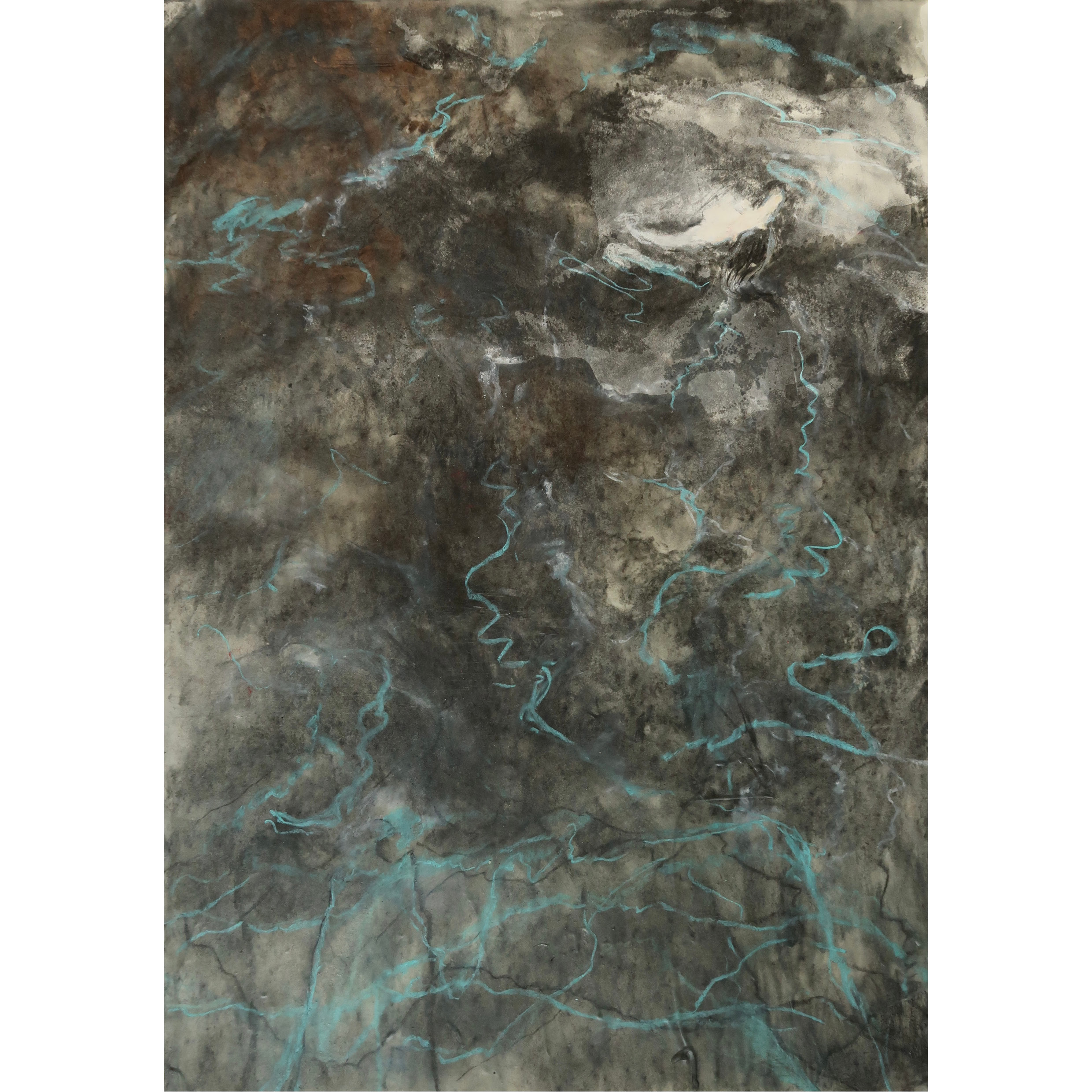 Icarus 22019Charcoal, pastel, wax on paper70 x 50 cm