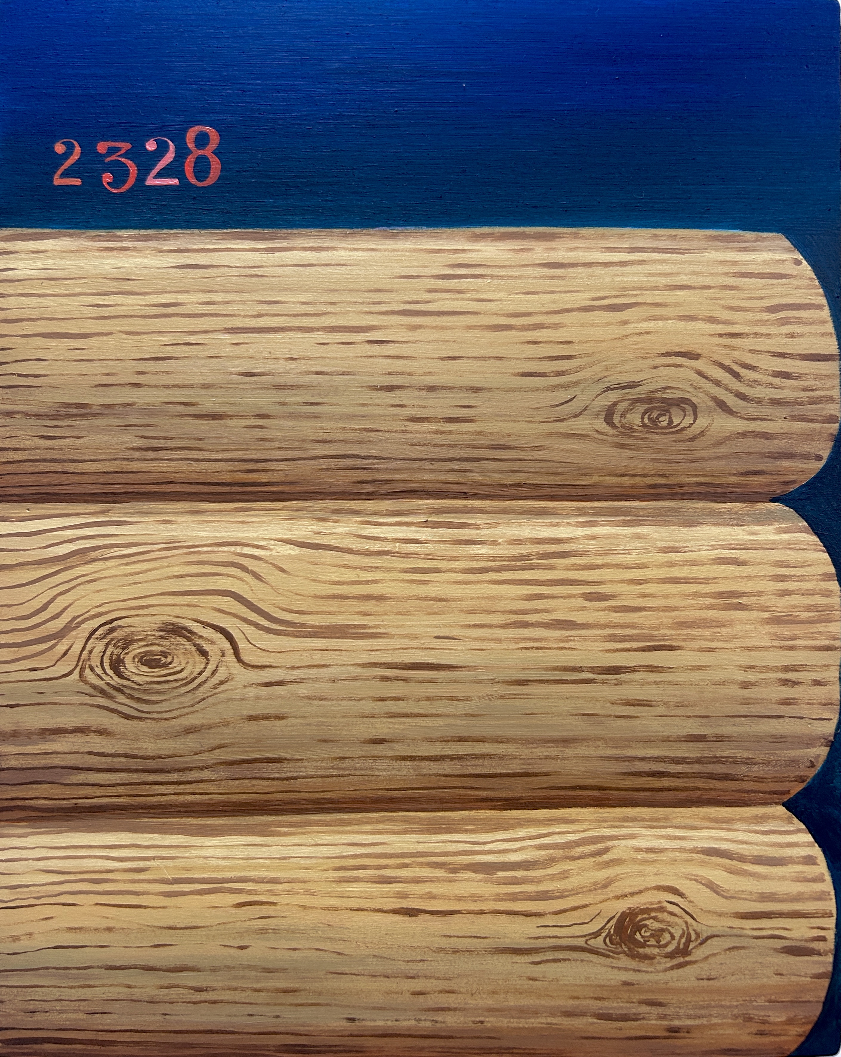 "Truest Frenemies: I Love My Family" oil on wood panel, 8"x10". May 2025.