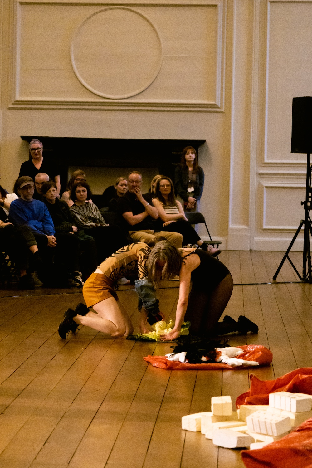Bea McMahon, Background (2025) performed as part of Terrapolis at the Irish Museum of Modern Art, Dublin. Photo: Pati Guimarães