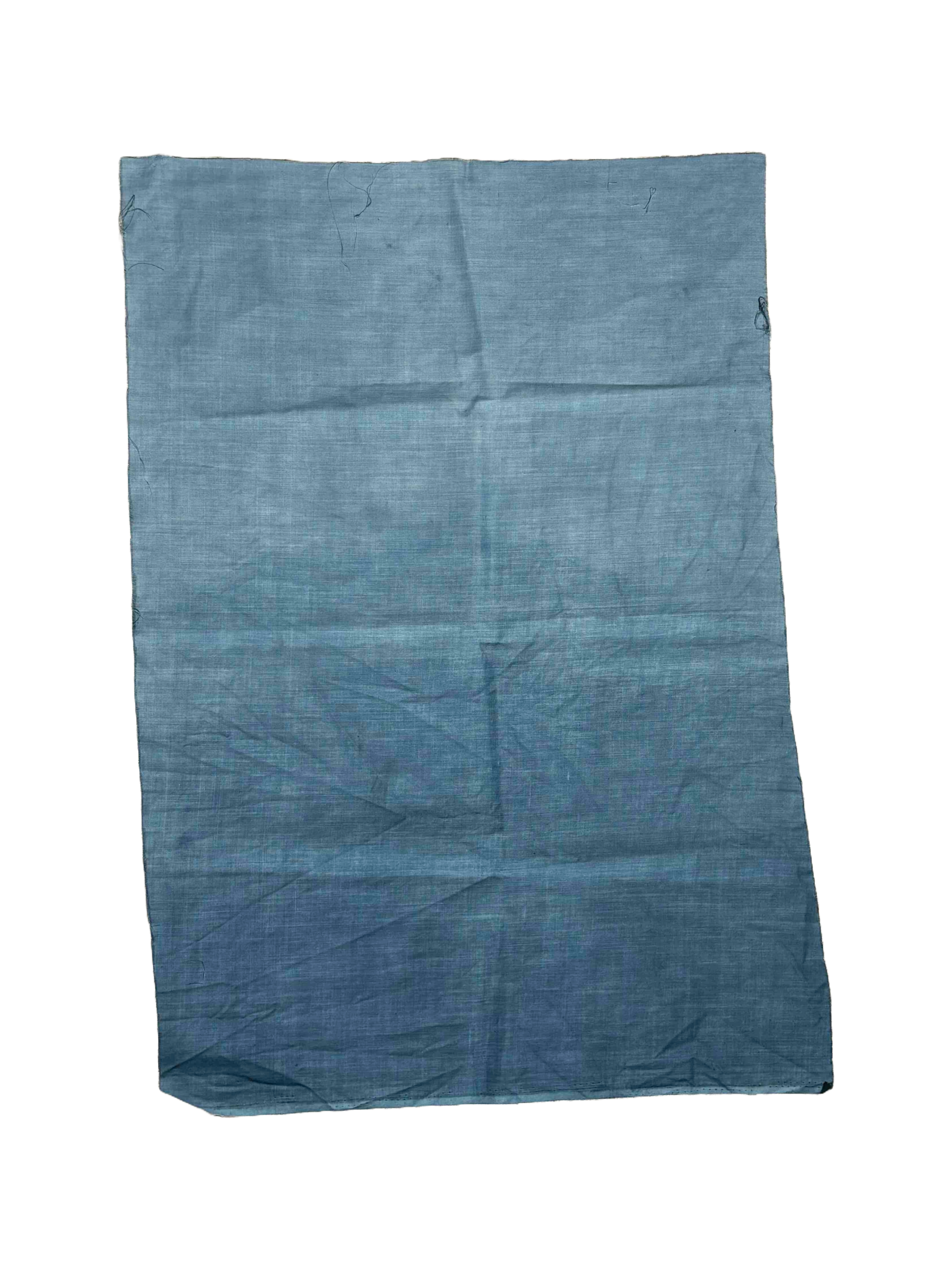 cotton with layered indigo