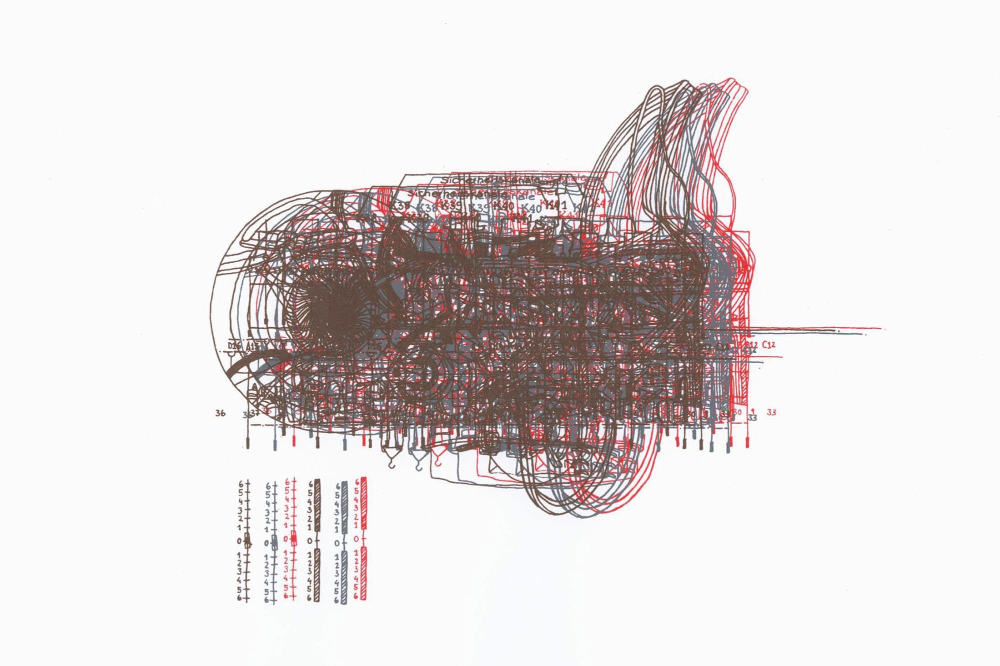 Drucksachen (10 KΩ), 2011, 17x12cm