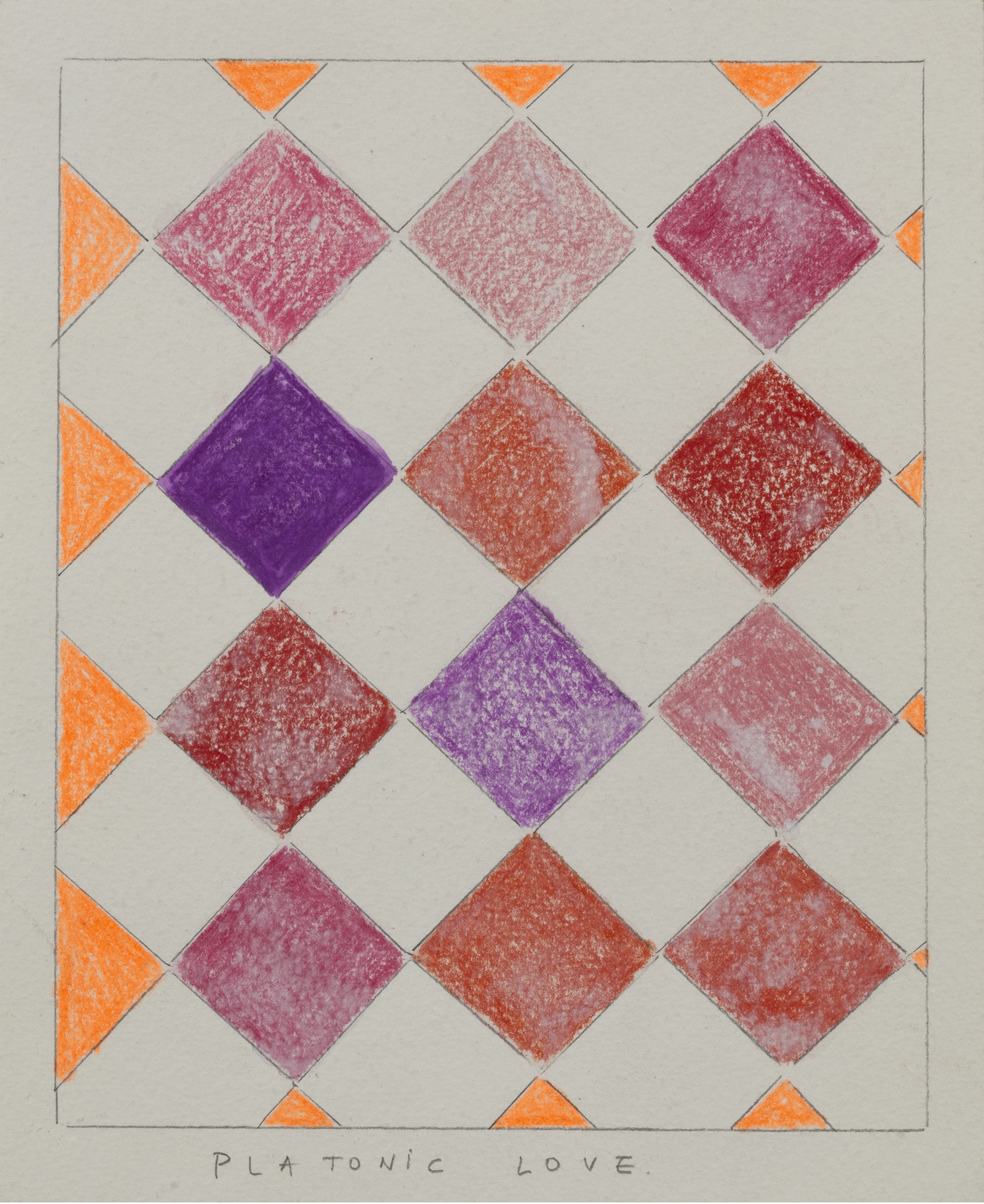 Untitled, 1993. Watercolor, oil pastel and pencil on paper, 22 x 17,5 cm.