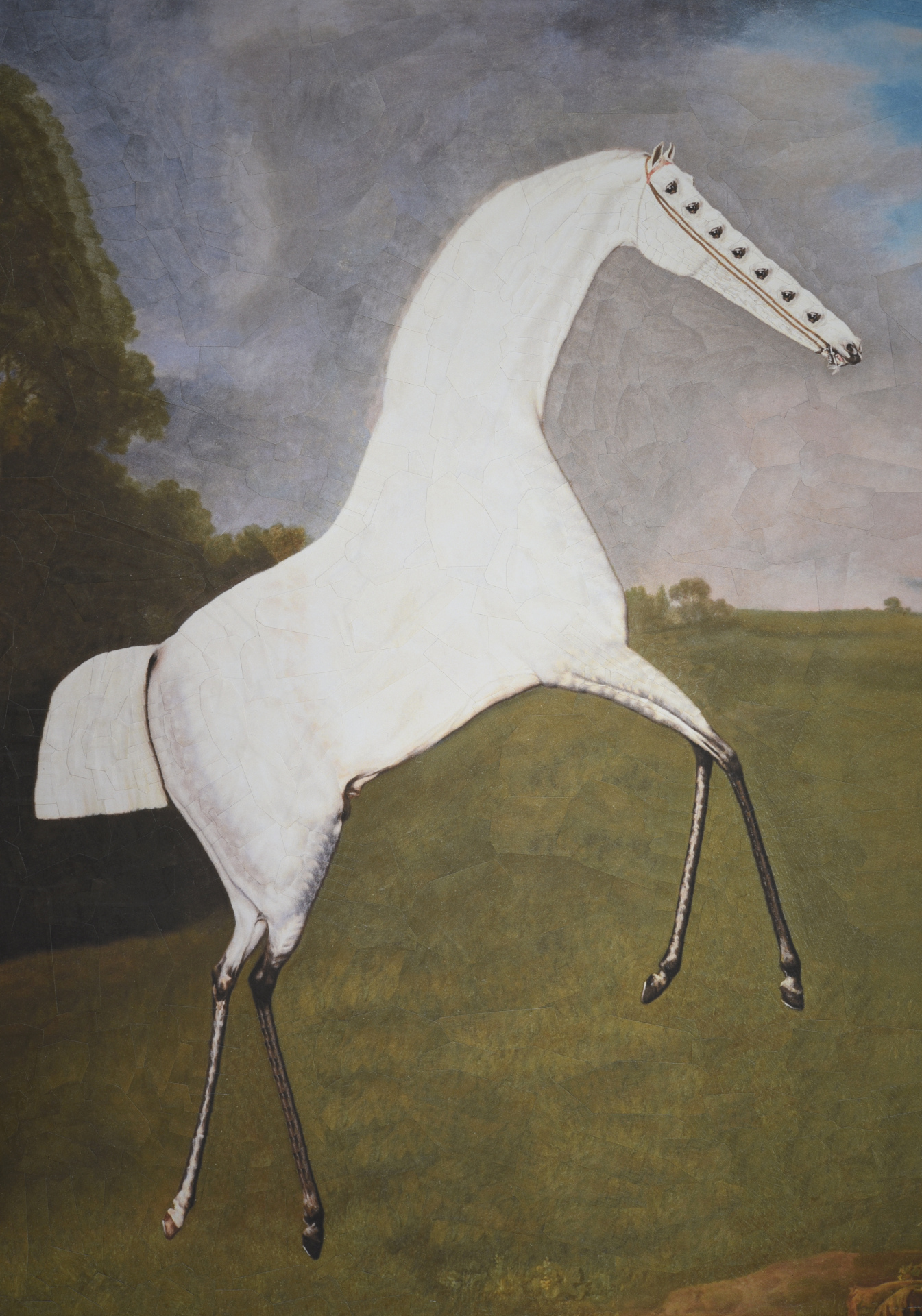 After George Stubbs, 2021, 11.5 x 16.5 inches