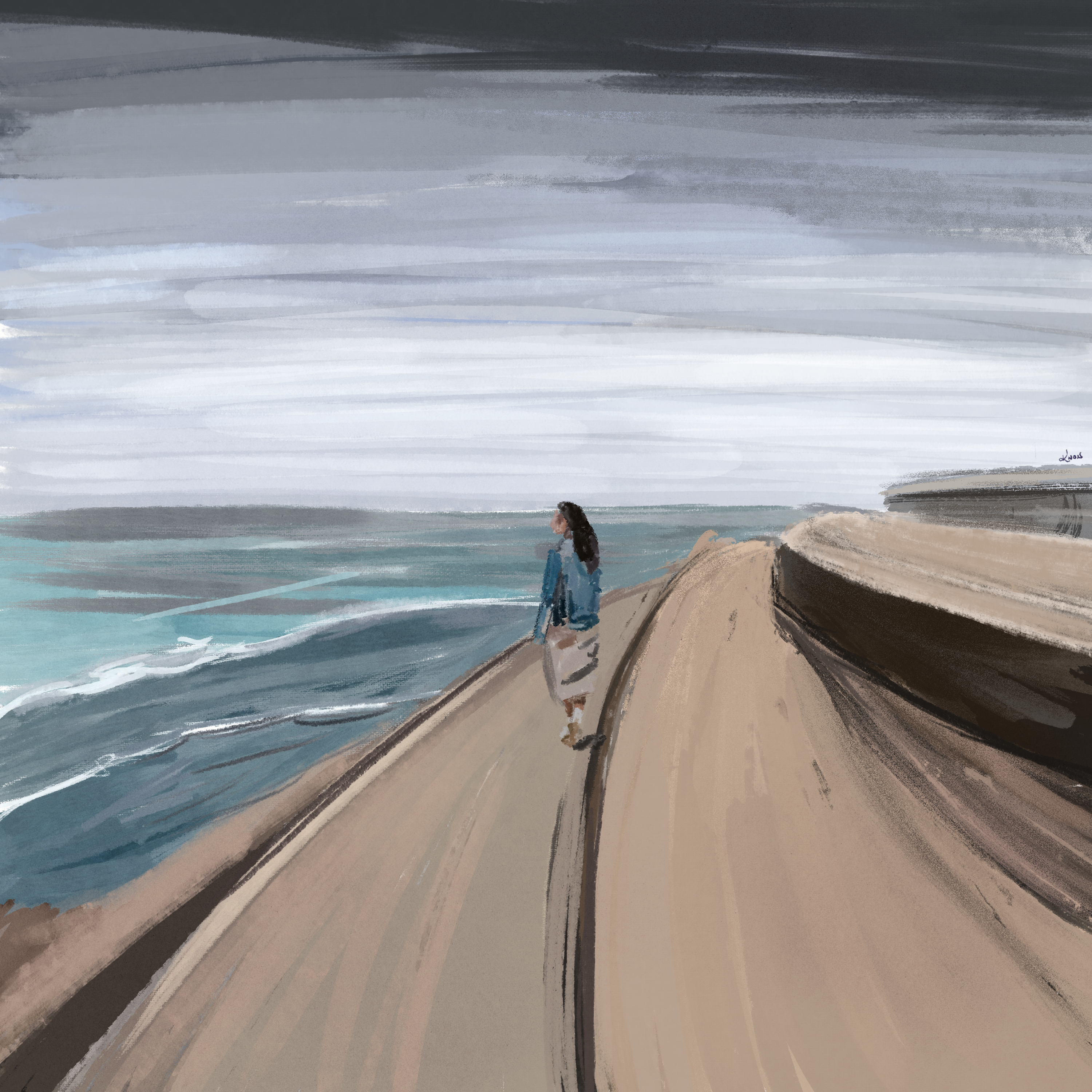 Julia Jahng in Chicago (Original Photo by Abi Conway), 2020