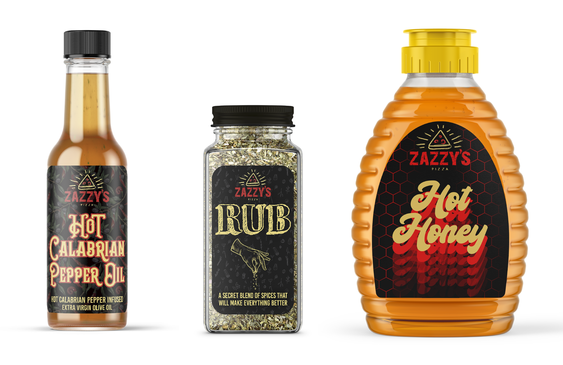 Zazzy's Condiment Label Designs