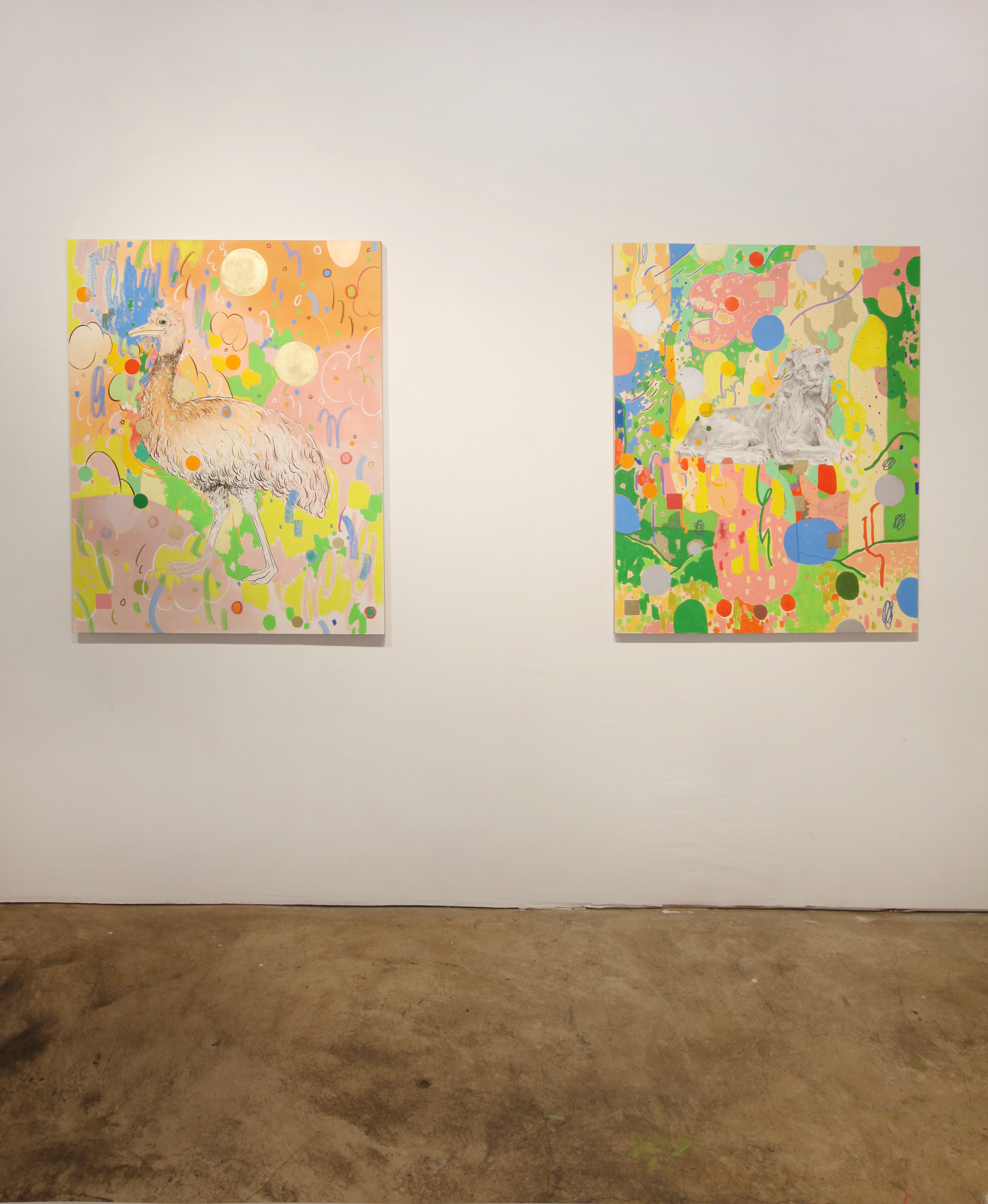 (left) Emu, 2019 / (right) Ancient Guardian, 2019