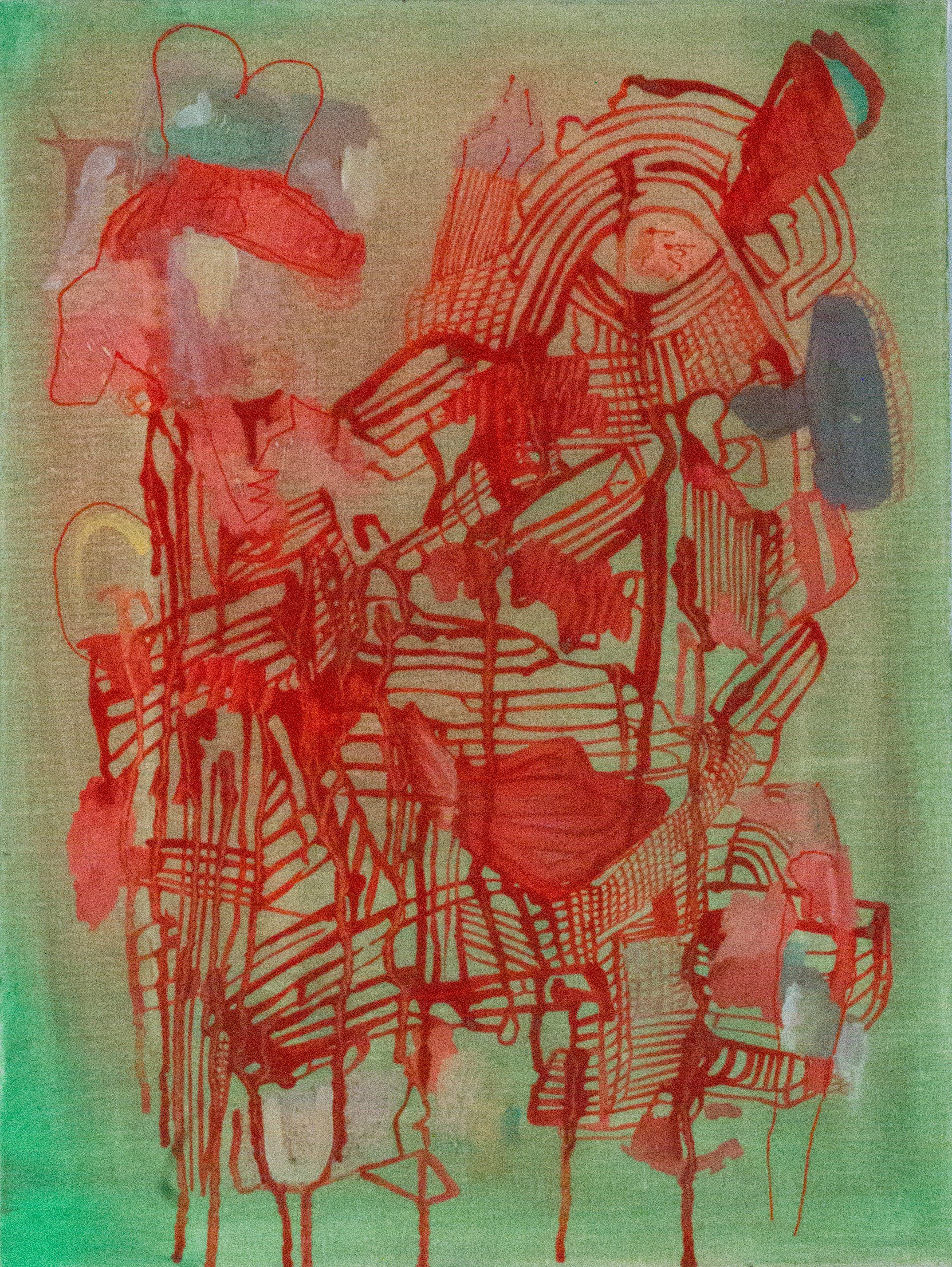 Untitled, 2023 Oil and acrylic, 12 × 16 in