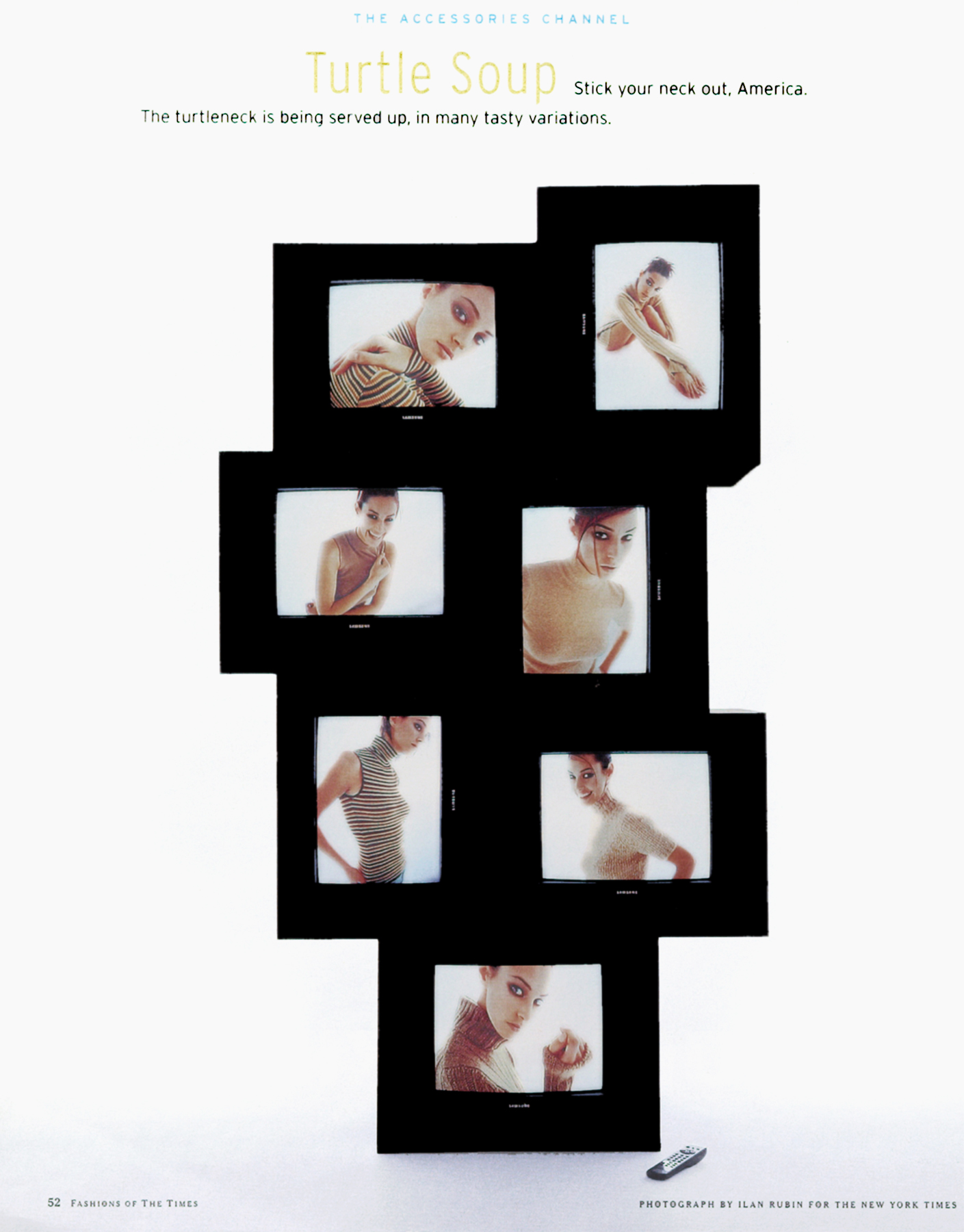 Sunday Times, TV Story, 1996Creative Director: 2x4 design firm; Barbara Turk 1/5