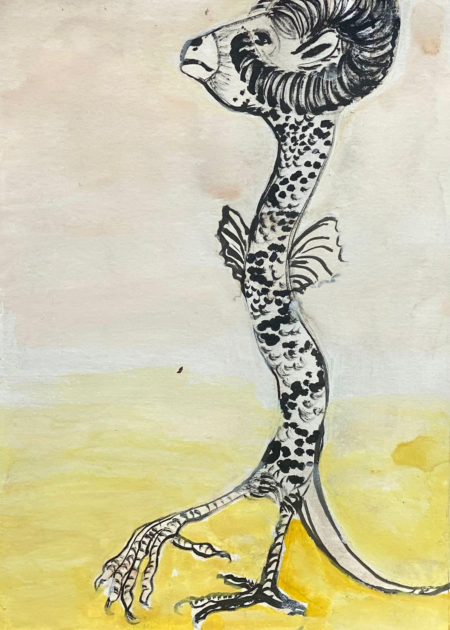 N.C. - Mixed media on paper - 15x11 cm