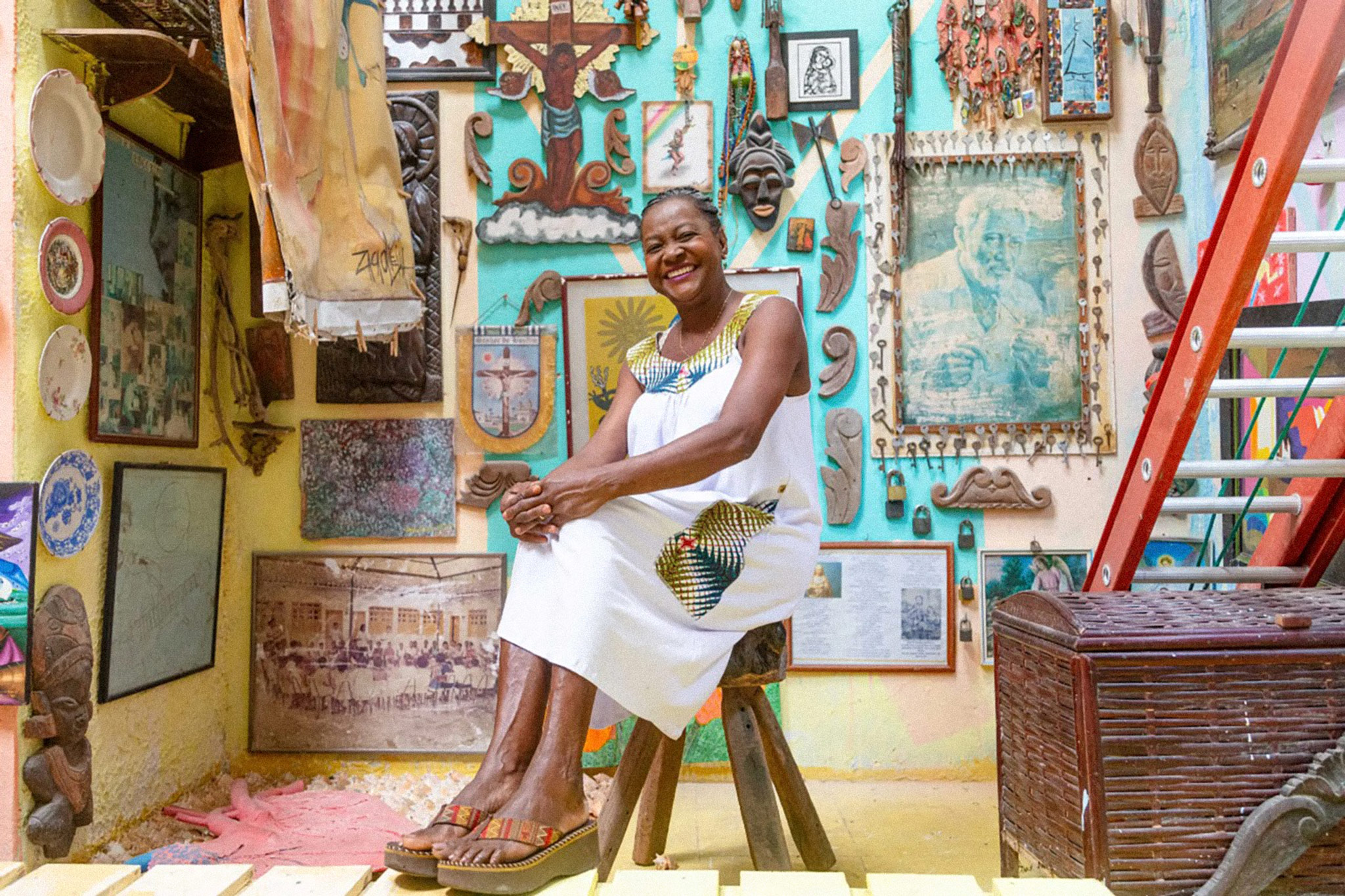 Vilma Soares Ferreira Santos - co-founder of the Acervo da Laje in Salvador, Bahia.