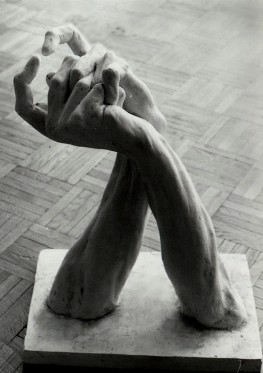 21- plâtre, 37x30x30cm