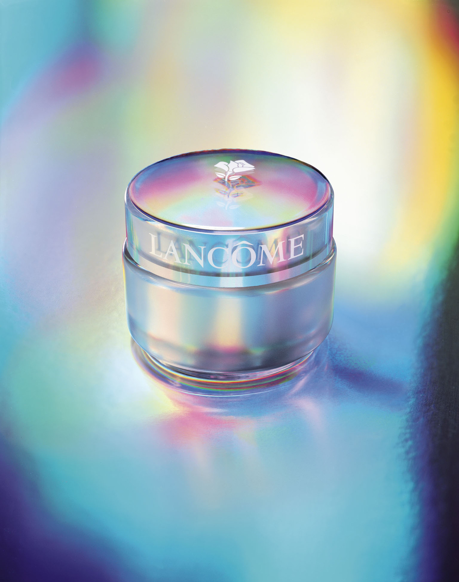 Still Life Photographer Daniel Schweizer uses psychedelic colors to create a playful feel for Lancome