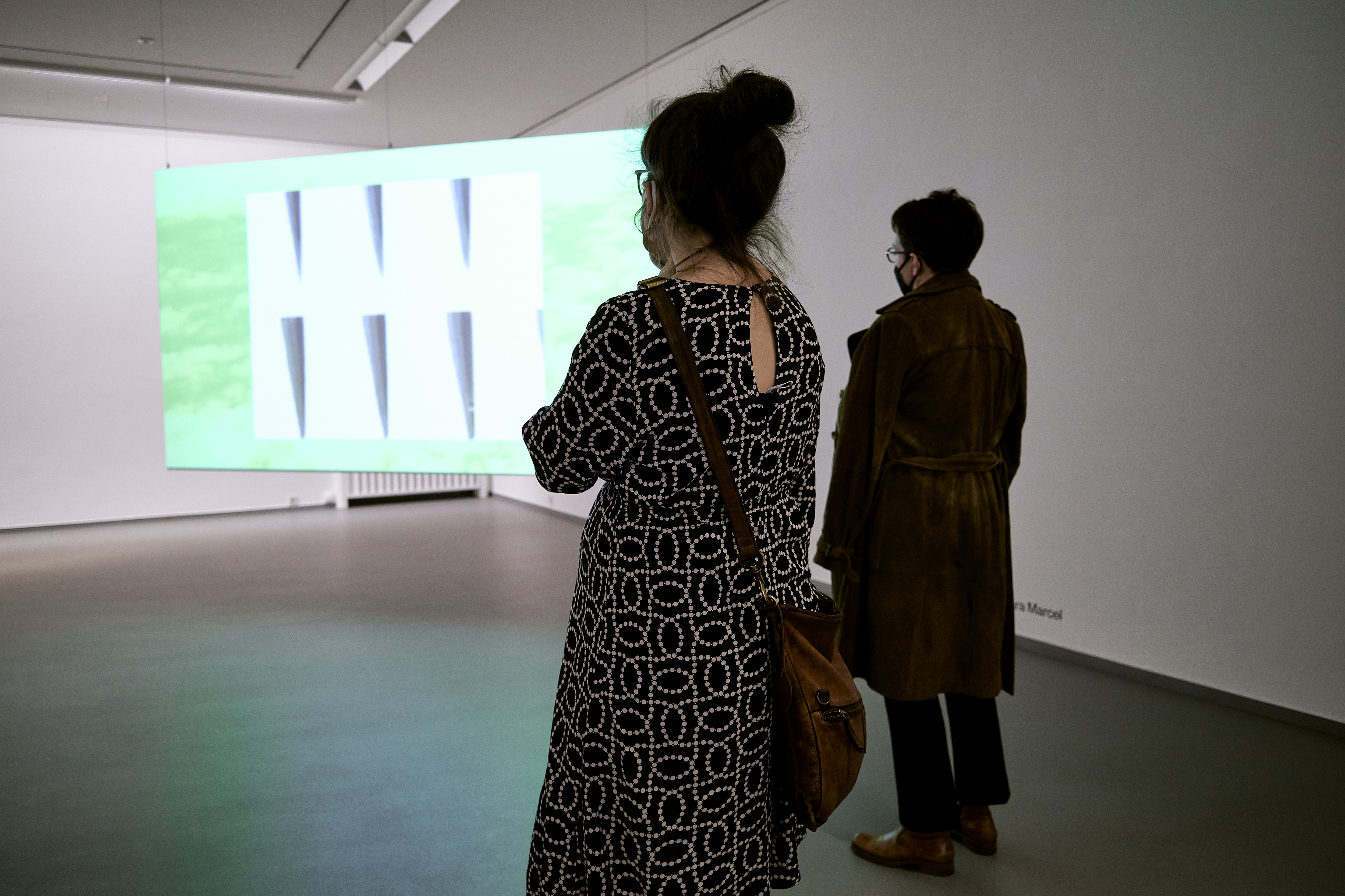 THE OPEN FOREST, by Barbara Marcel, at the exhibition MORE PLANETS LESS PAIN in Erfurt. Photo: Walther Le Kon