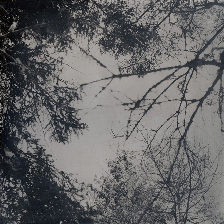 °10, 2015 : Épreuve à la gélatine argentique & pastel / Silver gelatin print & pastel, 11 x 14 '' (9 x 9 ")