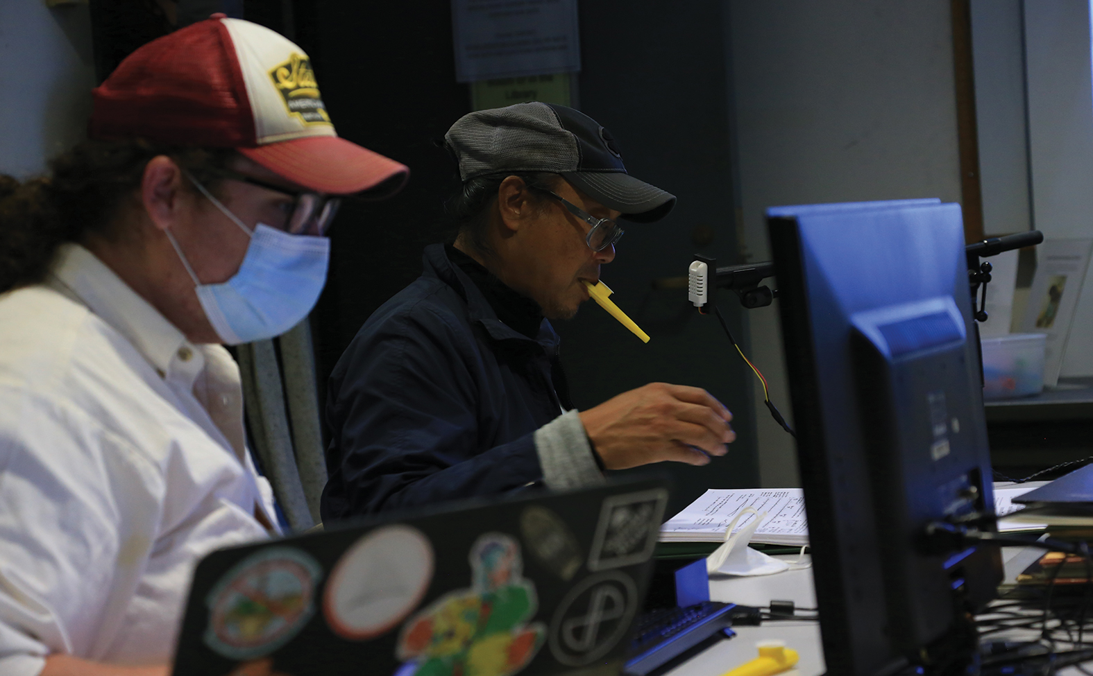 Re-Authoring Event #1 (Columbia University; pictured: Rirkrit Tiravanija), 2021