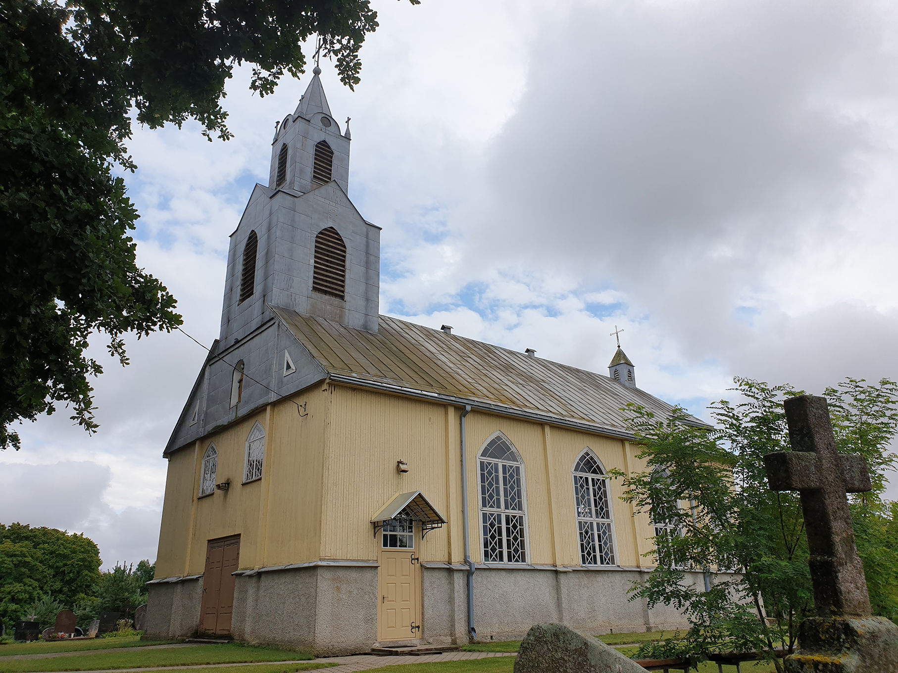 Girdžių šv. Marijos Magdalietės bažnyčia. 2023 m. Ž. Montvydo nuotr.