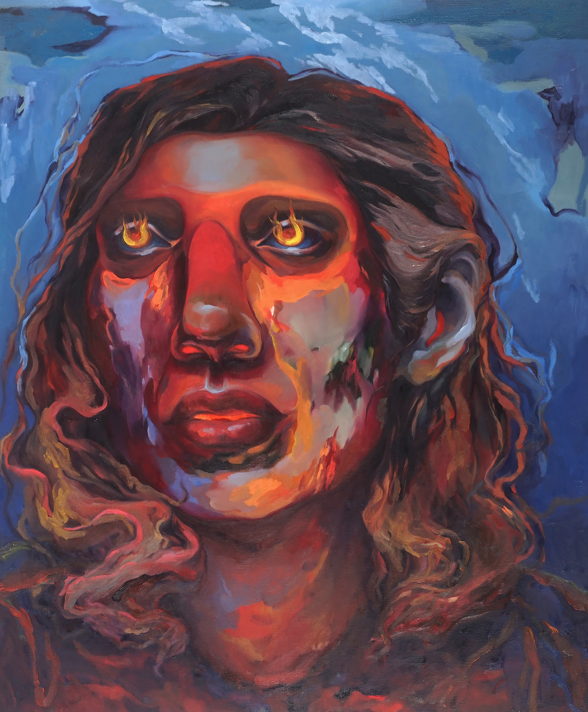 To Love is to Be Absurd, 30 " x 36", 2018. 