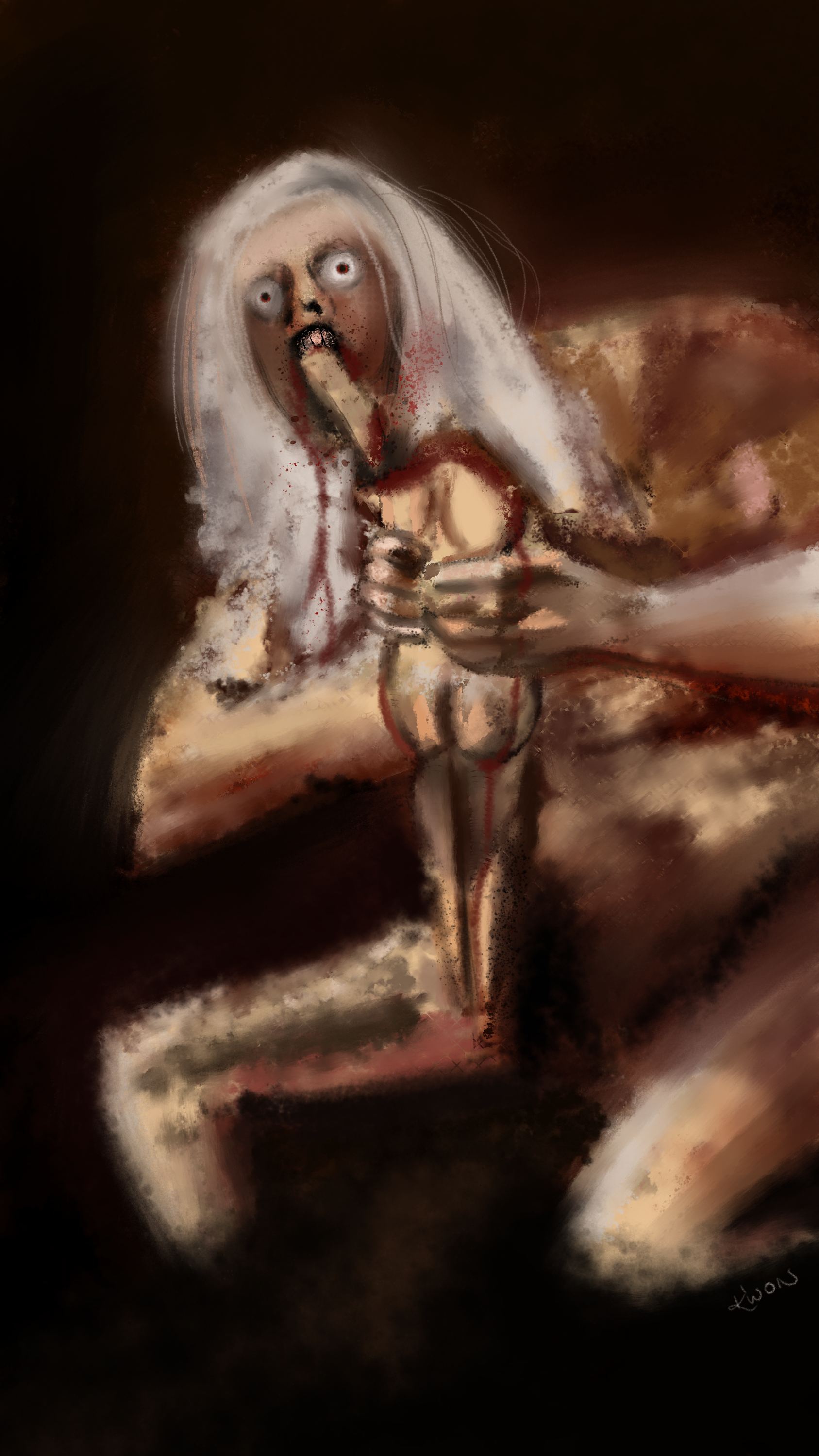 Saturn Devouring His Children (After Francisco Goya), 2020