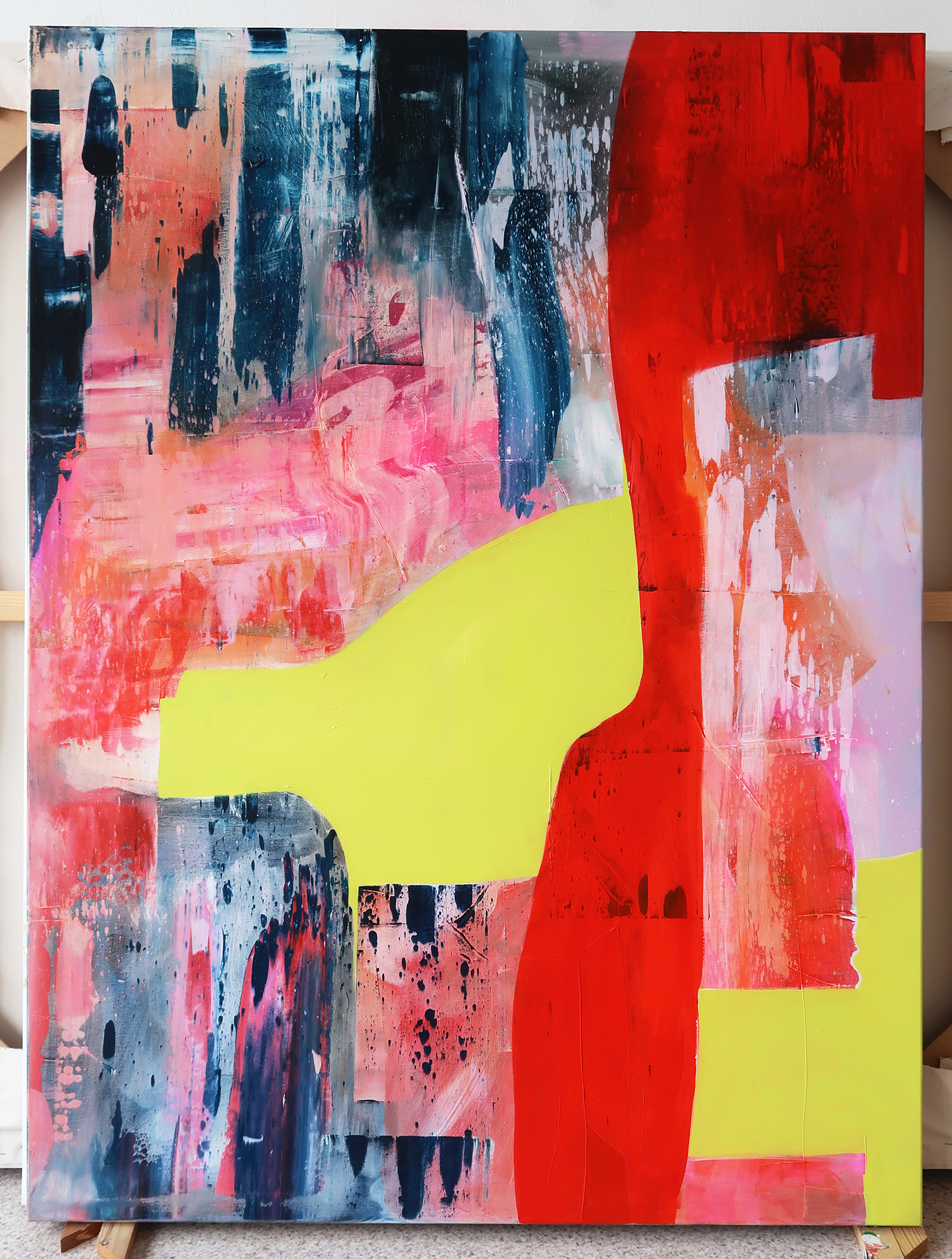 Untitled 396, 2018, Acrylic on canvas, 160x120cm