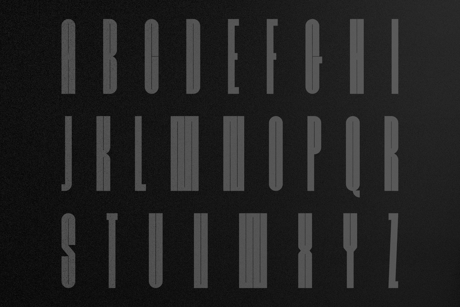 Burokku Display Typeface — ryanmiglinczydesign