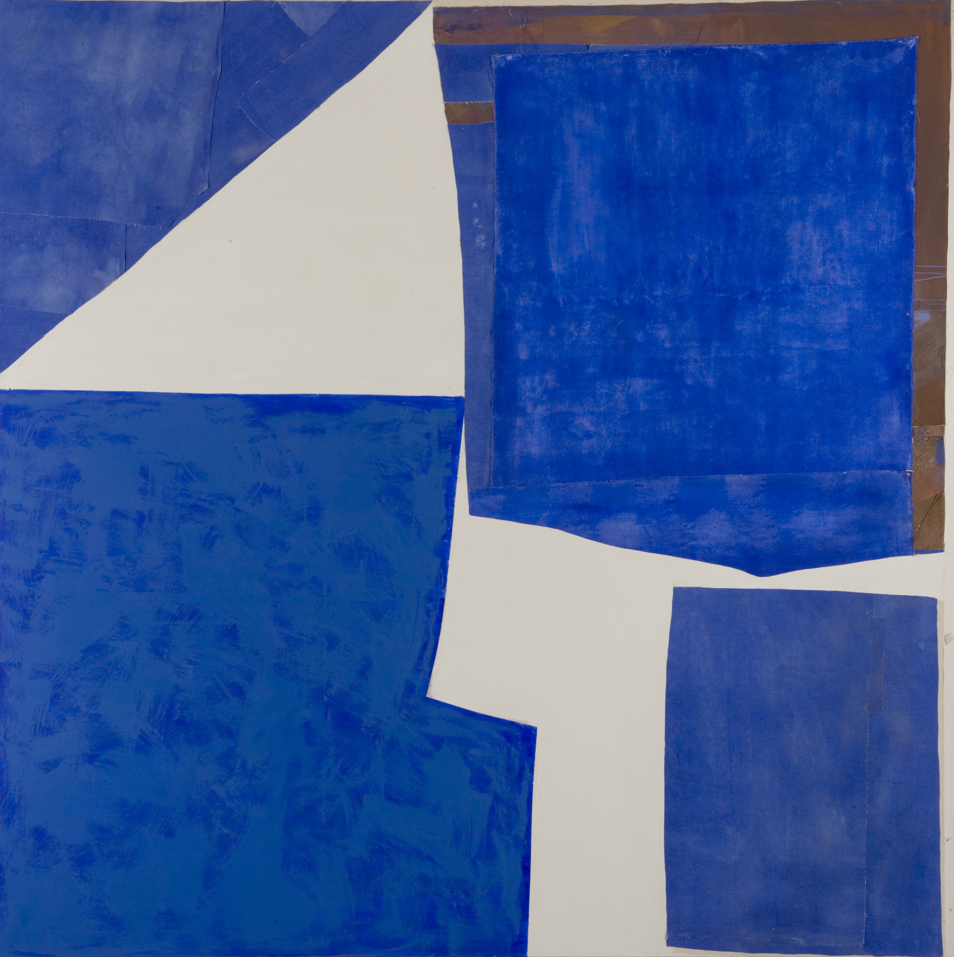 Blue and White Collage 2006 9' x 9' SOLD