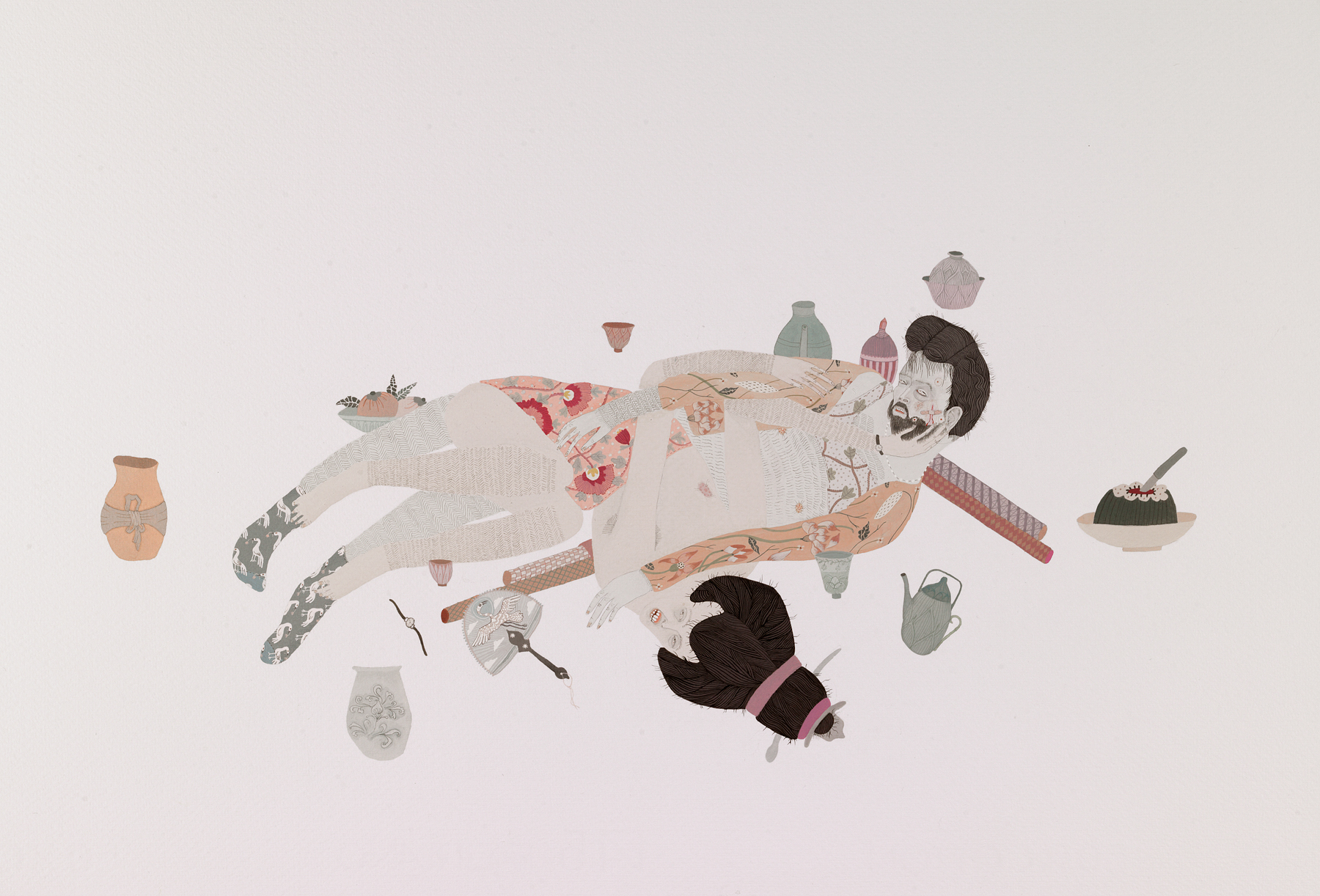 Hungry Ghost with Chaekkori Style Watermelon