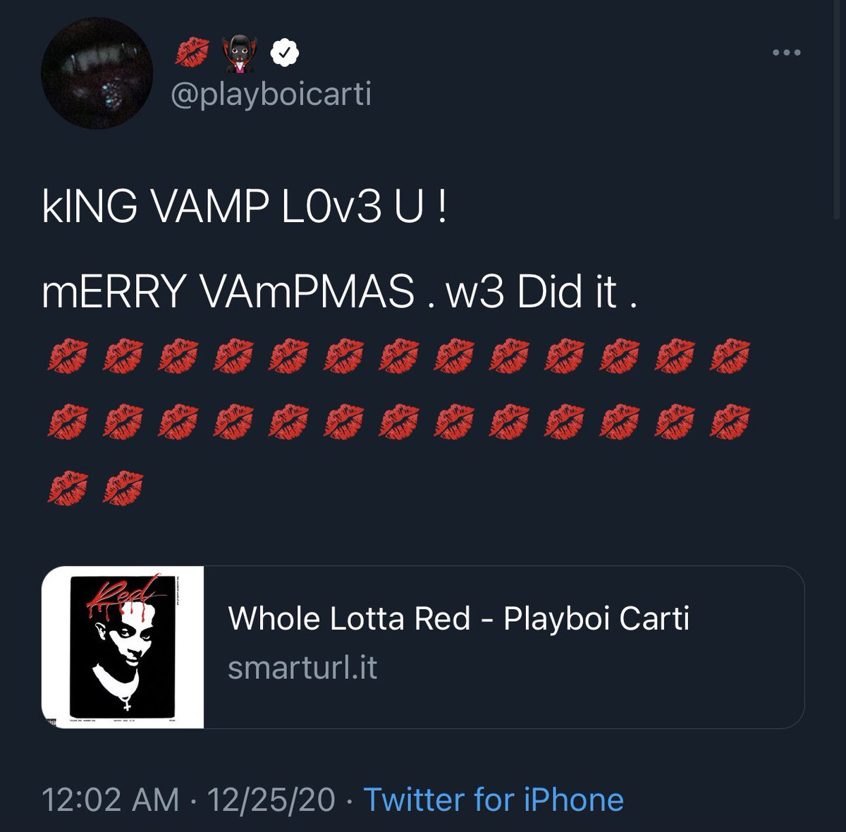 Hot Freestyle Twitterren: Playboi Carti reveals his next project will be  called 'Whole Lotta Red'.  / Twitter