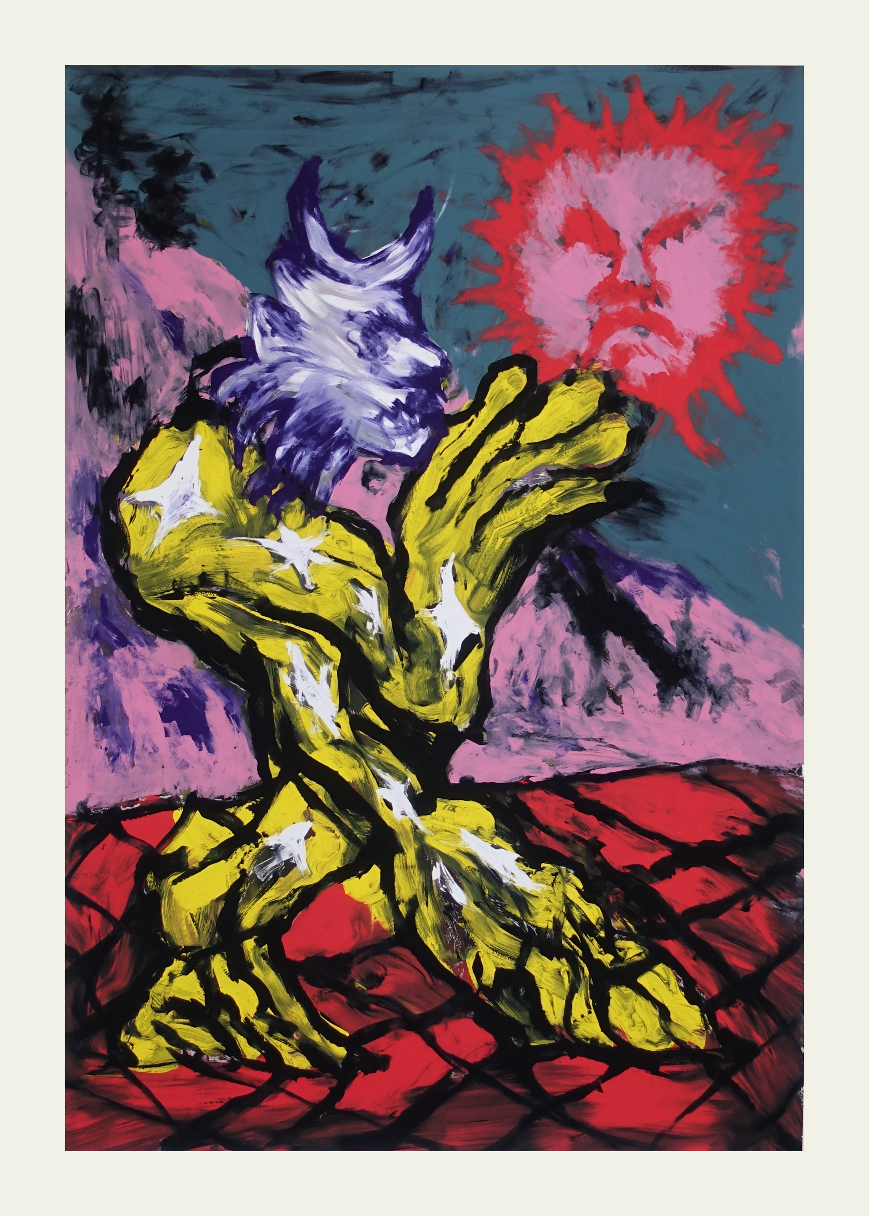 The Other Effectserigraphic monotype on paper, 140x100cm, 2024