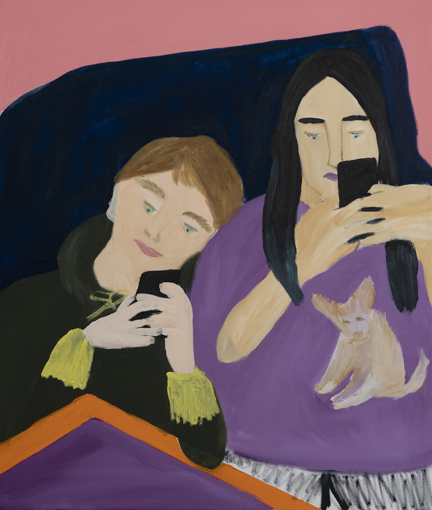 Real Friends, Oil on Canvas, 60 x 70 cm, 2021 